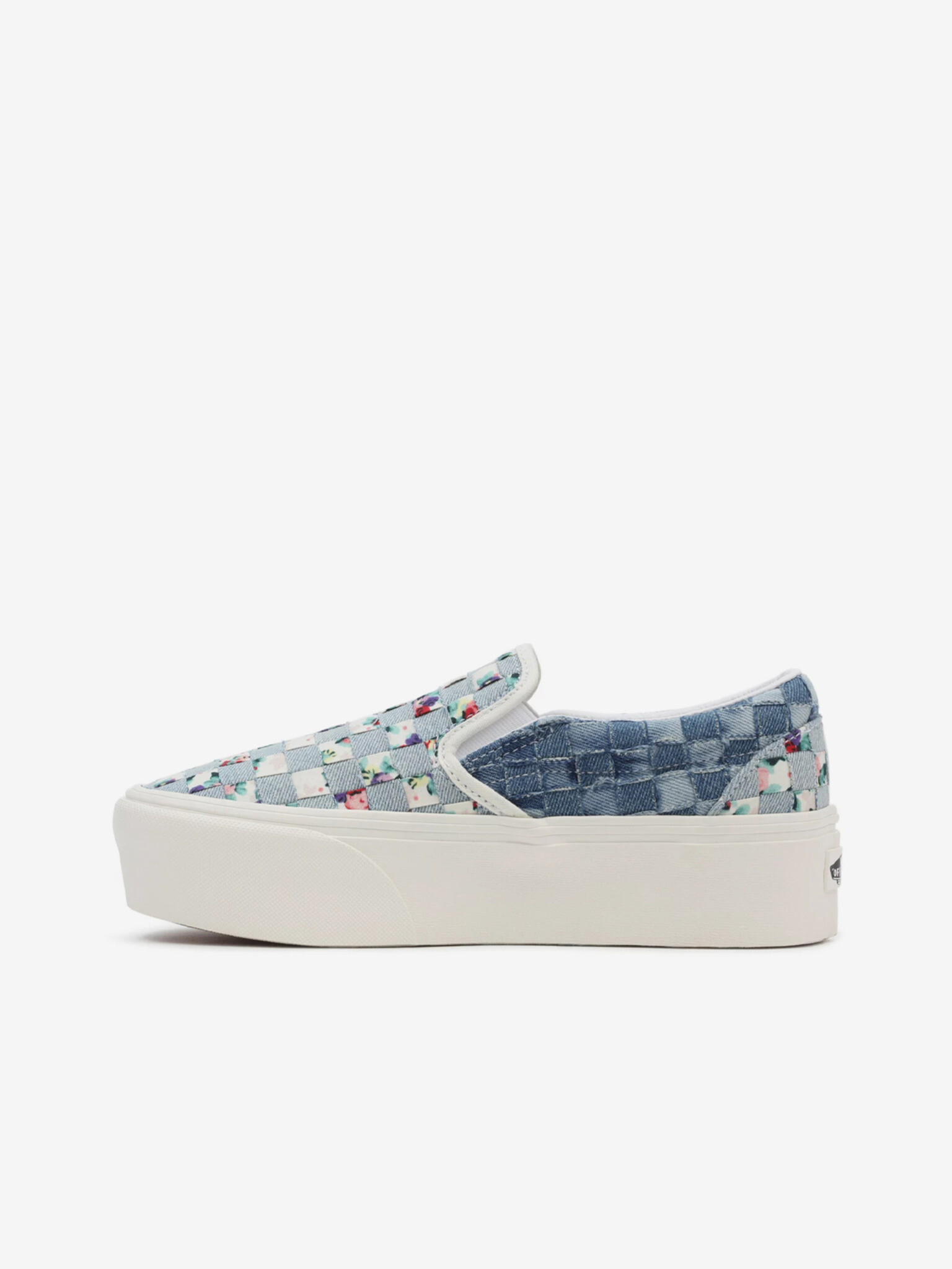 Vans Woven Classic Stackform Slip On Modrá - Pepit.cz