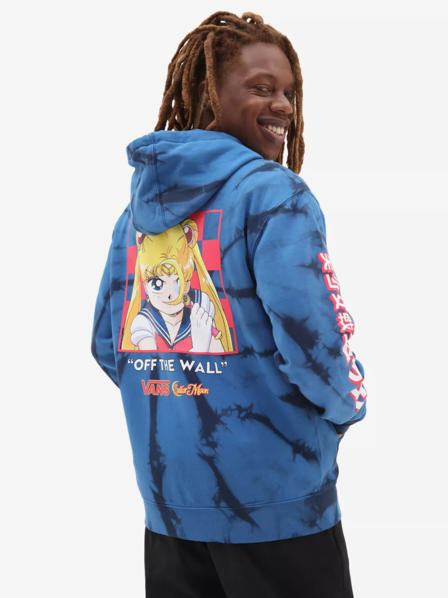 Vans x Pretty Guardian Sailor Moon Fleece Tie Dye Mikina Modrá - Pepit.cz