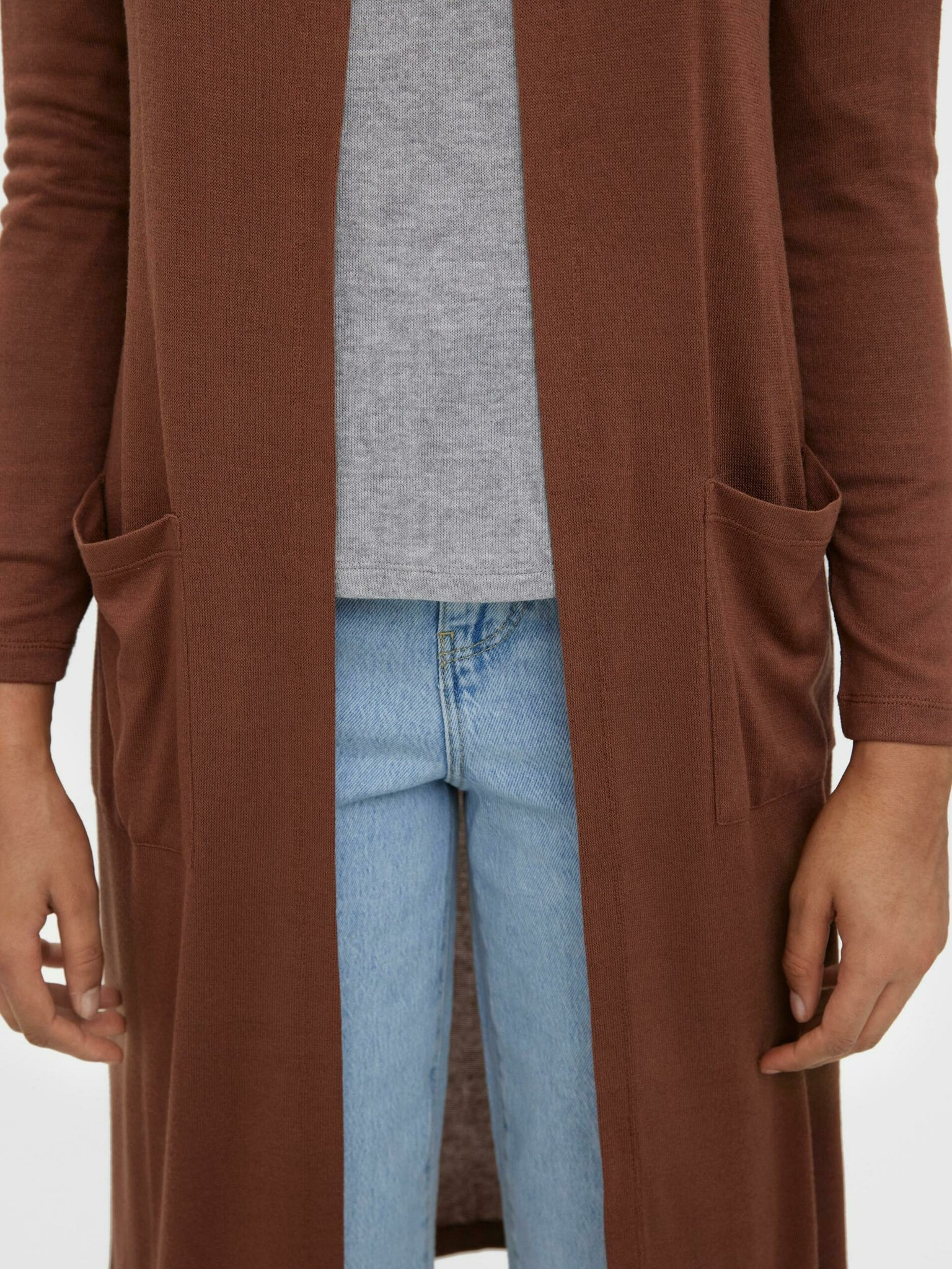 Vero Moda Cardigan Hnědá - Pepit.cz