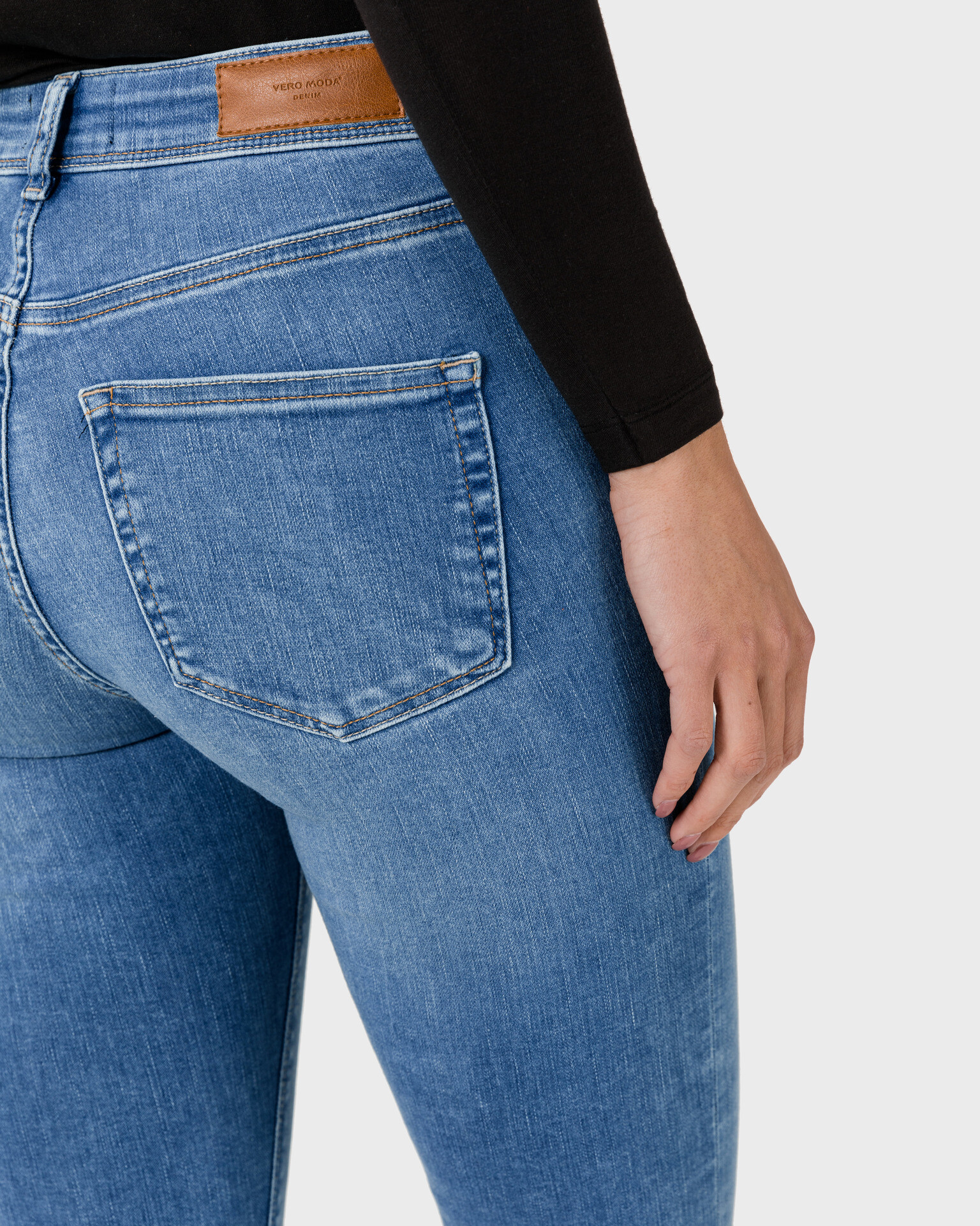 Vero Moda Lux Jeans Modrá - Pepit.cz