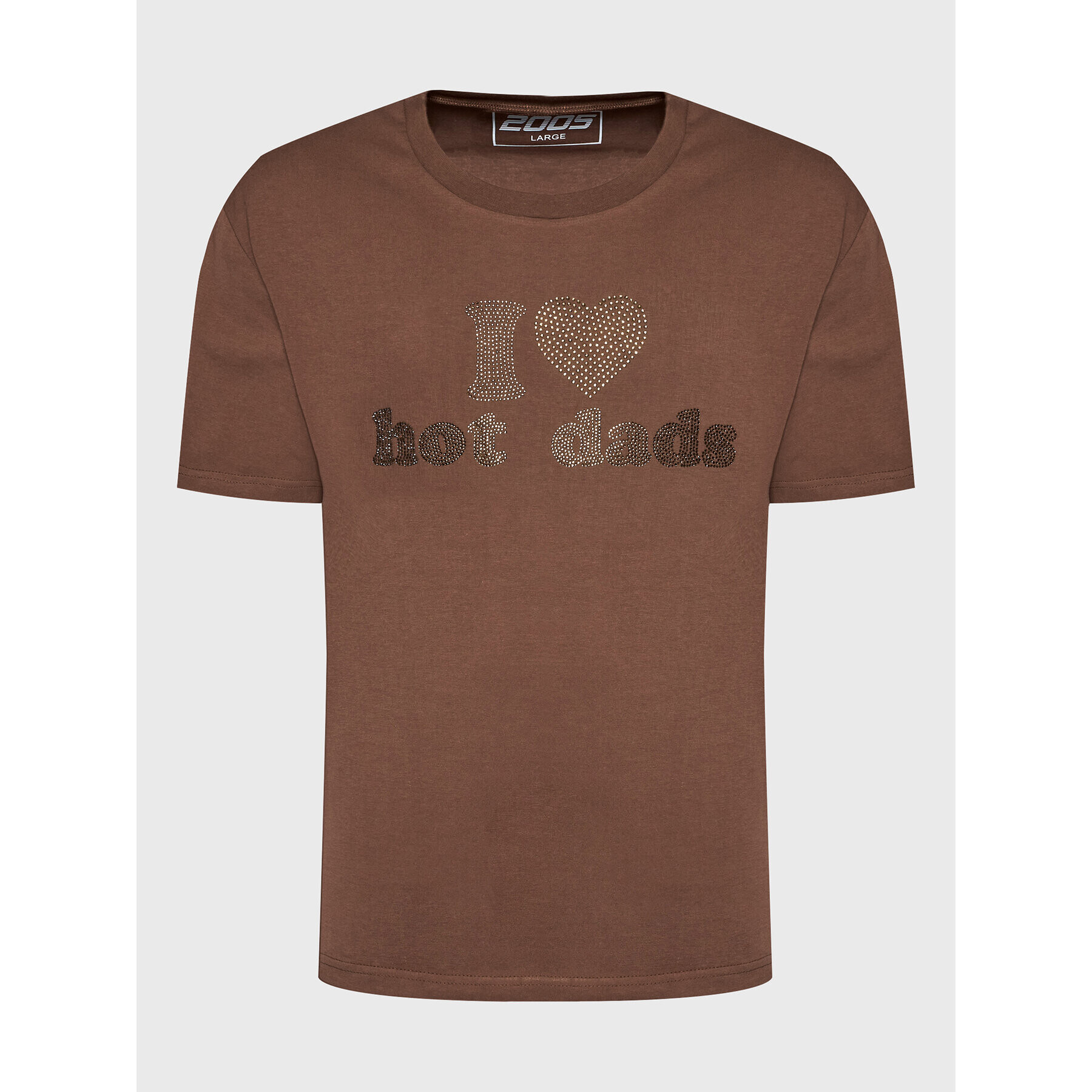 2005 T-Shirt Unisex Hot Dads Hnědá Regular Fit - Pepit.cz