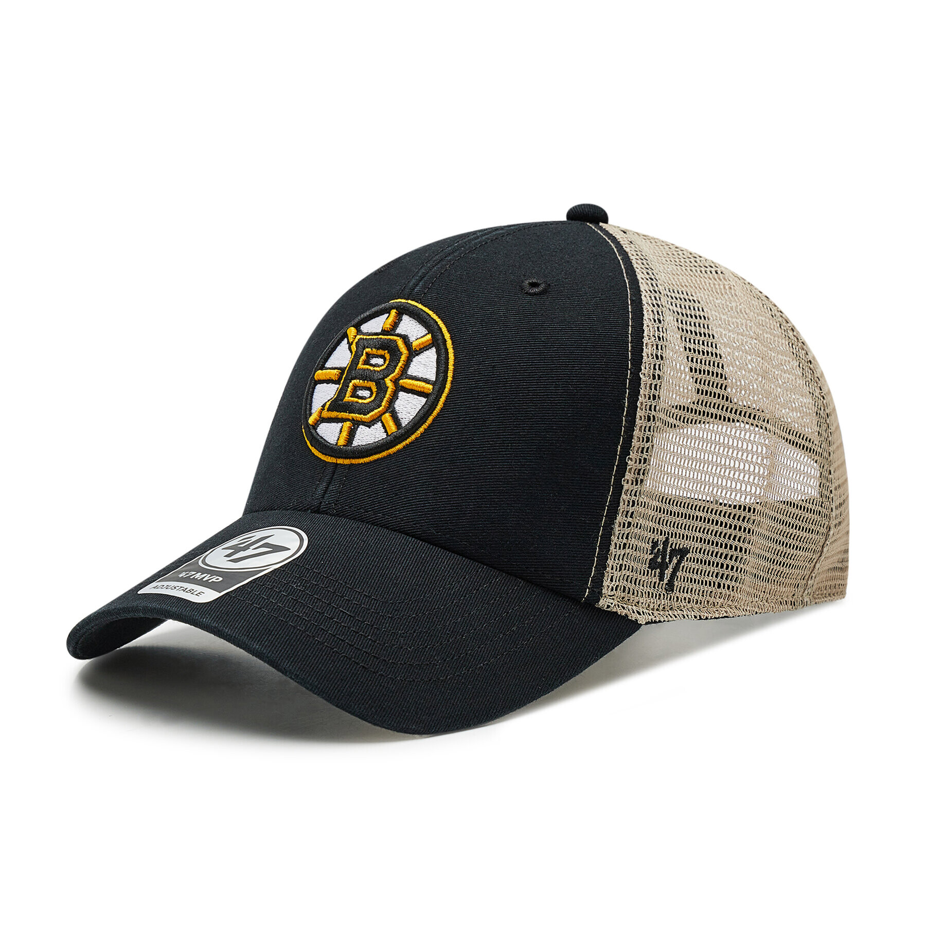 47 Brand Kšiltovka Boston Bruins Flagship Trucker H-FLGSW01GWP-BK Černá - Pepit.cz