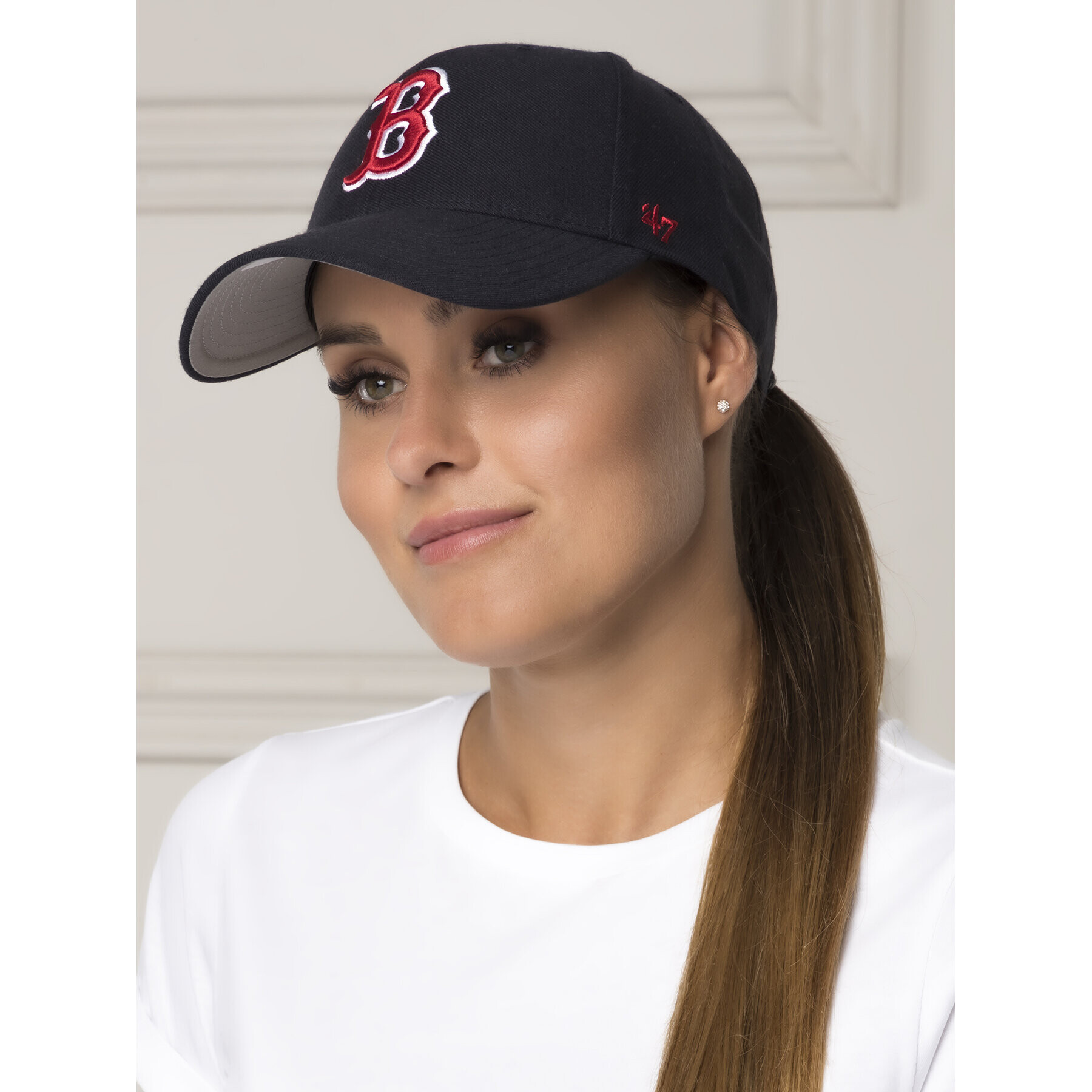 47 Brand Kšiltovka Boston Red Sox B-MVP02WBV-HM Tmavomodrá - Pepit.cz