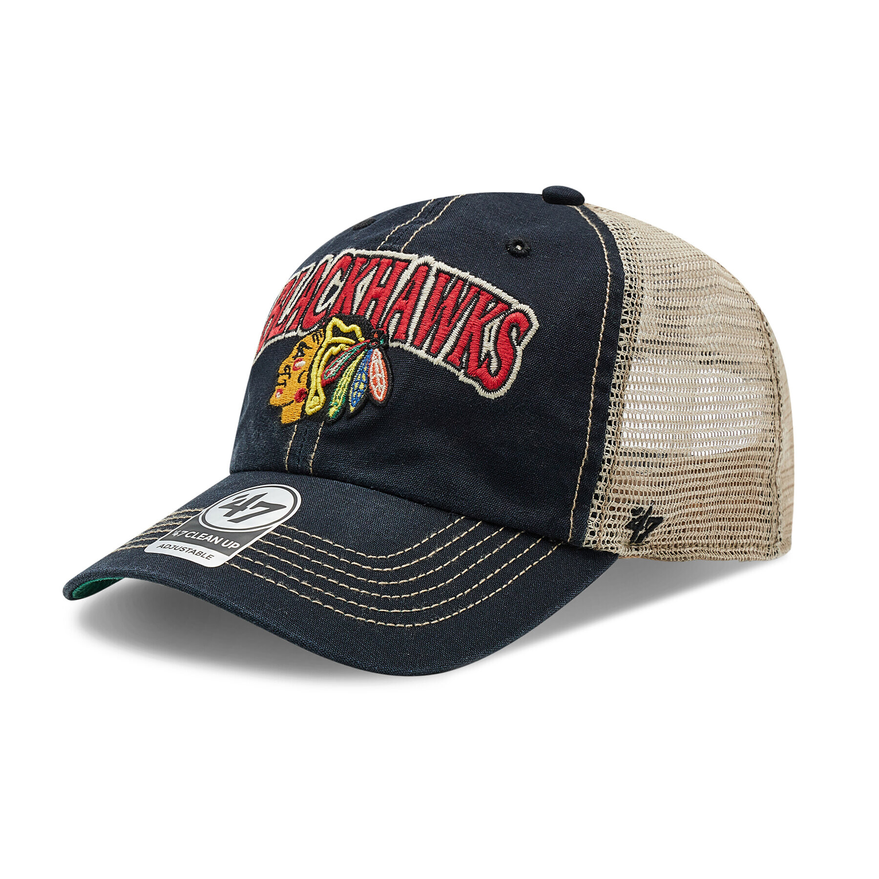 47 Brand Kšiltovka Chicago Blackhawks H-TSCLA04LAP-VB Černá - Pepit.cz