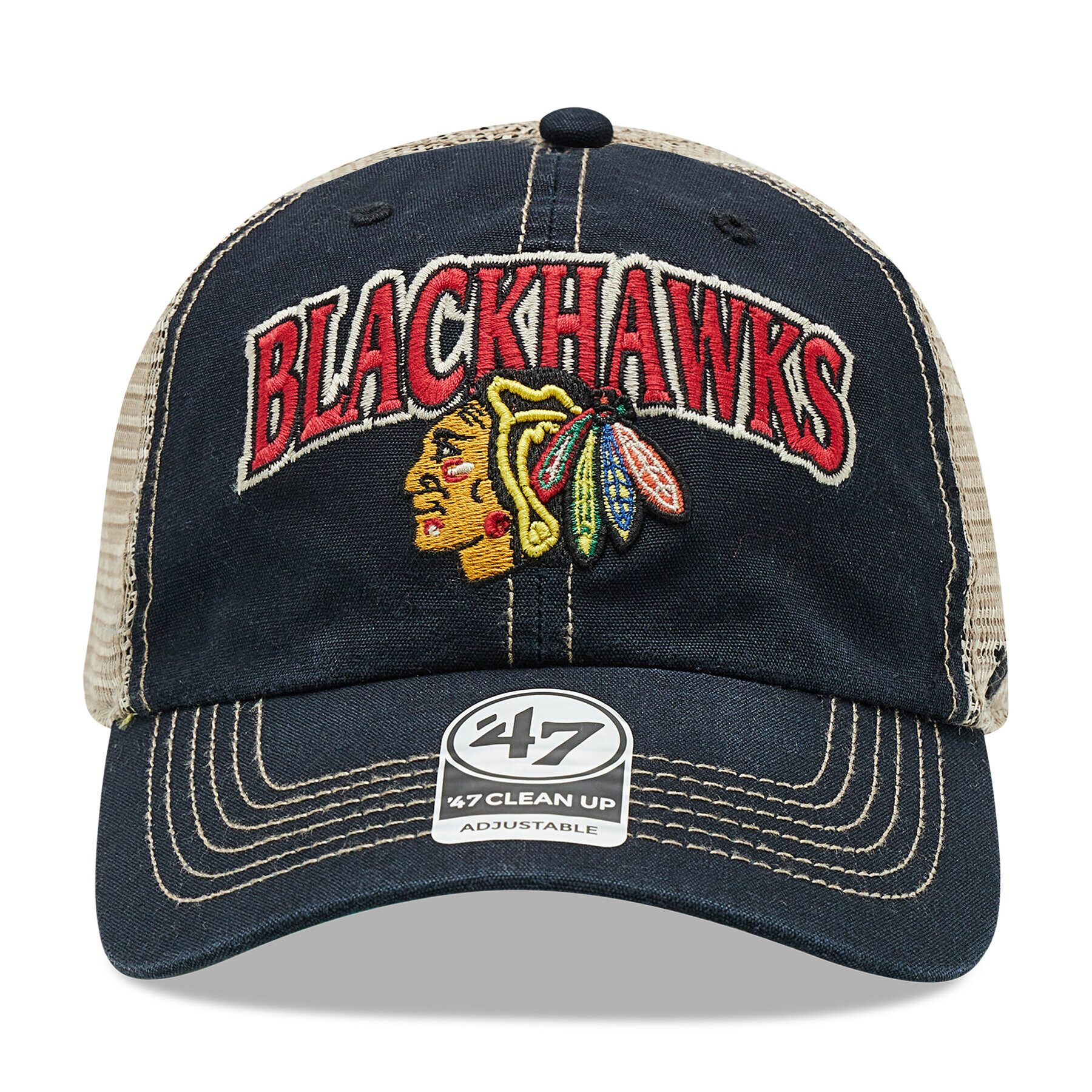 47 Brand Kšiltovka Chicago Blackhawks H-TSCLA04LAP-VB Černá - Pepit.cz