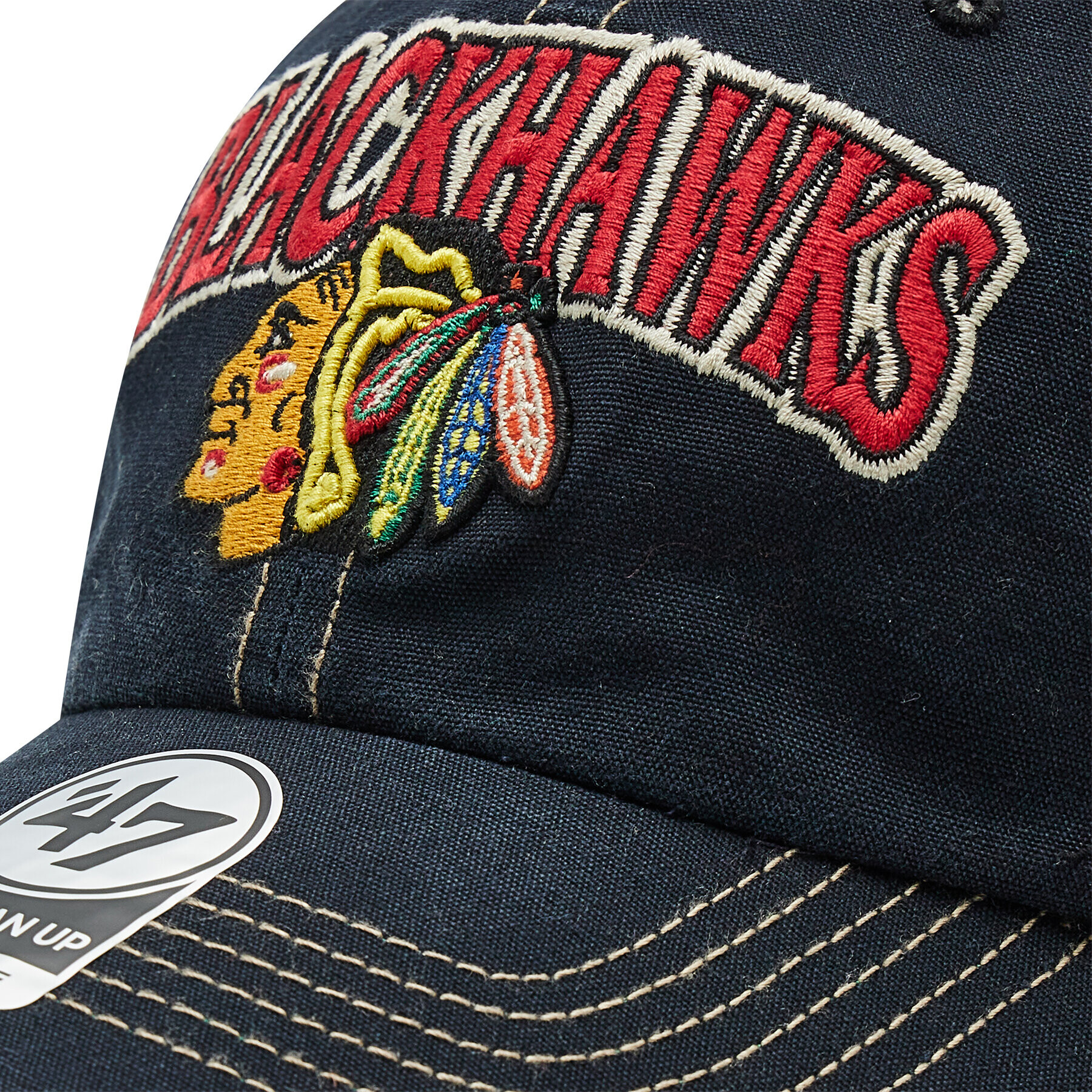 47 Brand Kšiltovka Chicago Blackhawks H-TSCLA04LAP-VB Černá - Pepit.cz