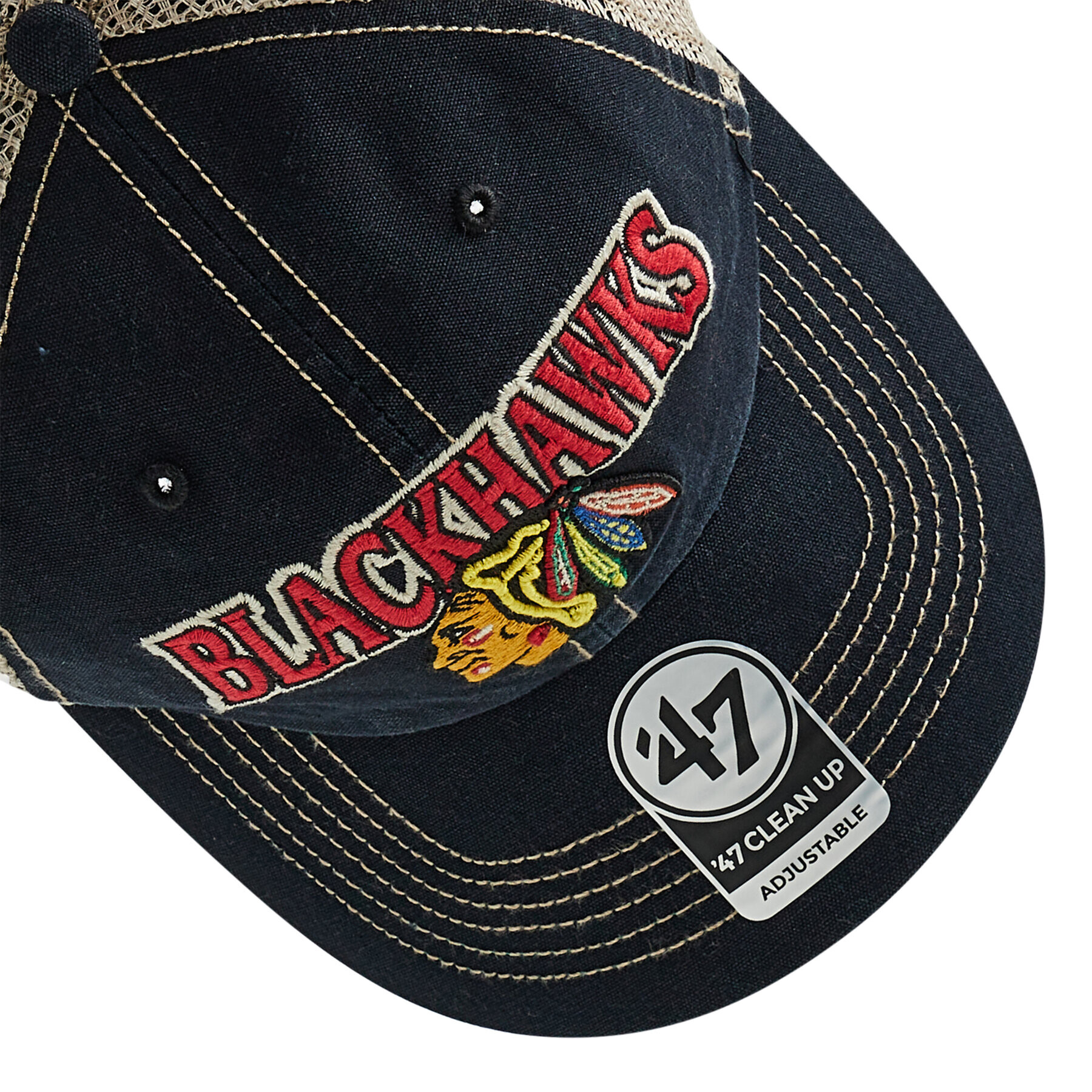 47 Brand Kšiltovka Chicago Blackhawks H-TSCLA04LAP-VB Černá - Pepit.cz