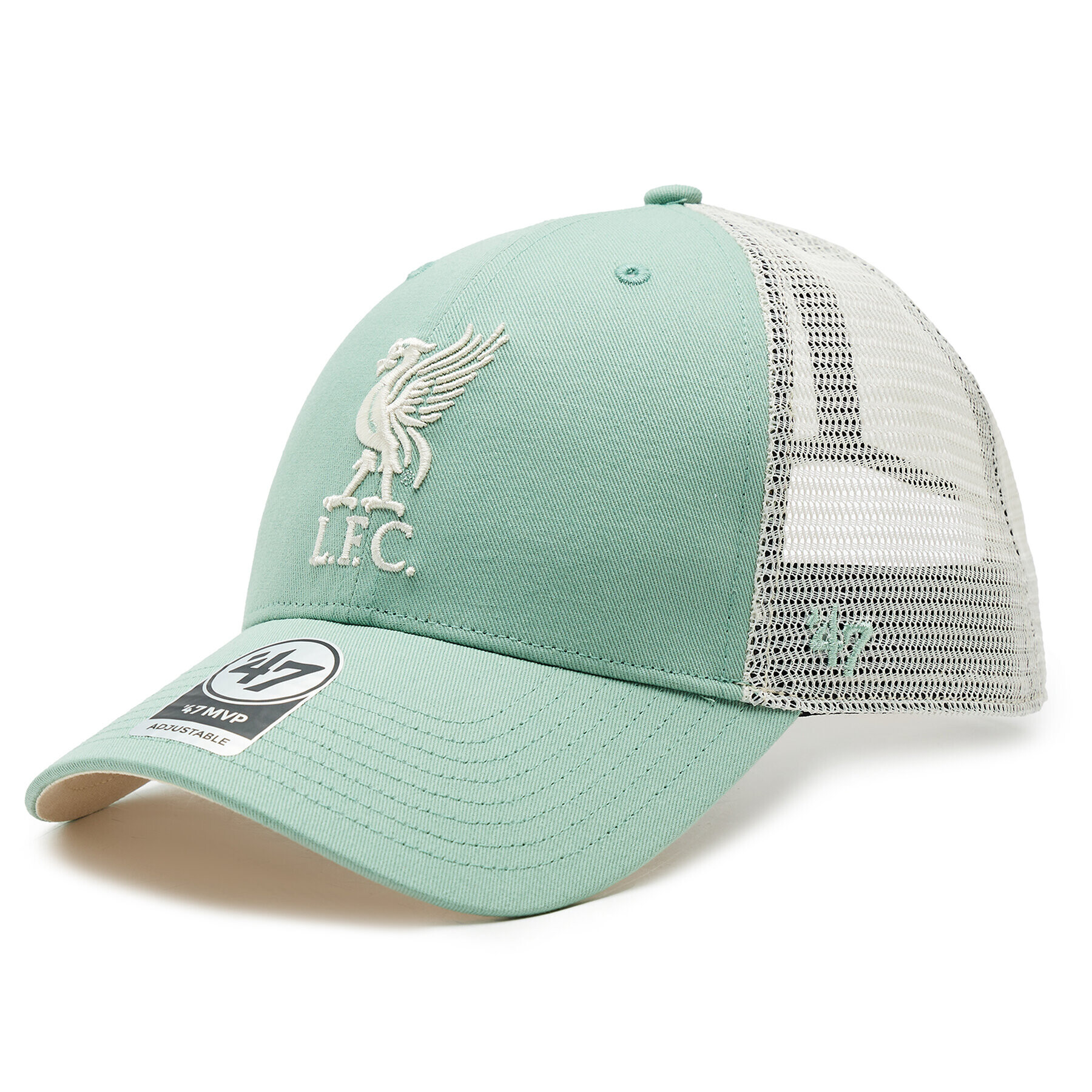 47 Brand Kšiltovka EPL Liverpool FC Ballpark Mesh 47 MVP EPL-BLMSH04GWP-YQ Zelená - Pepit.cz