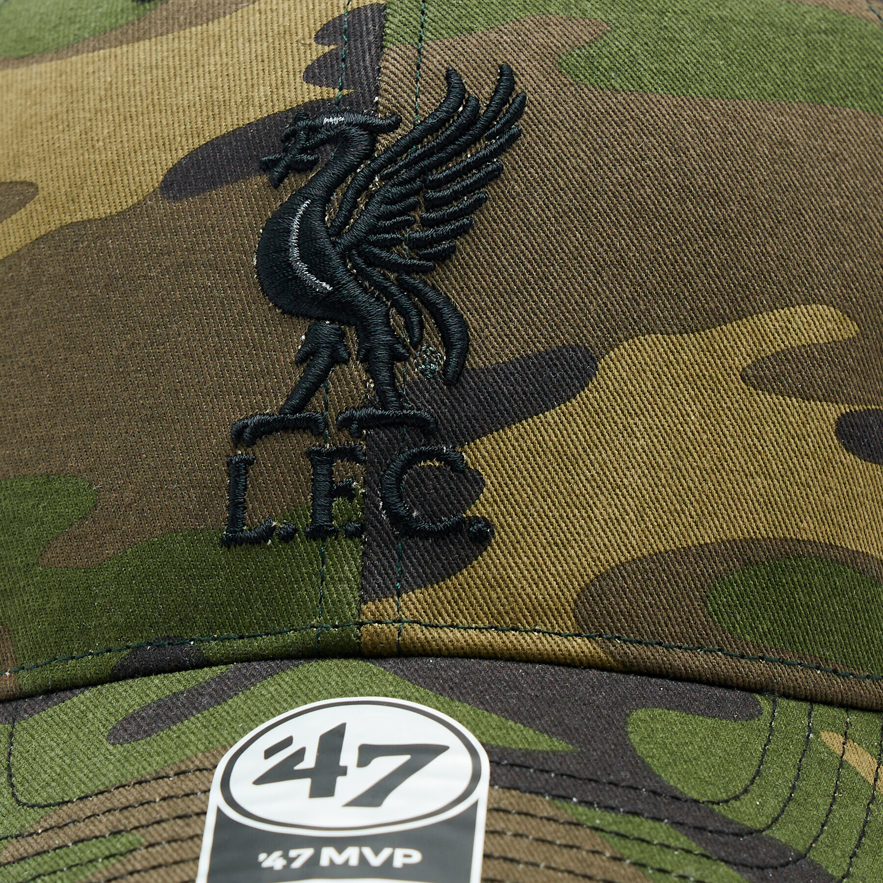 47 Brand Kšiltovka EPL Liverpool FC Camo Branson '47 MVP EPL-CBRAN04GWP-CM Zelená - Pepit.cz