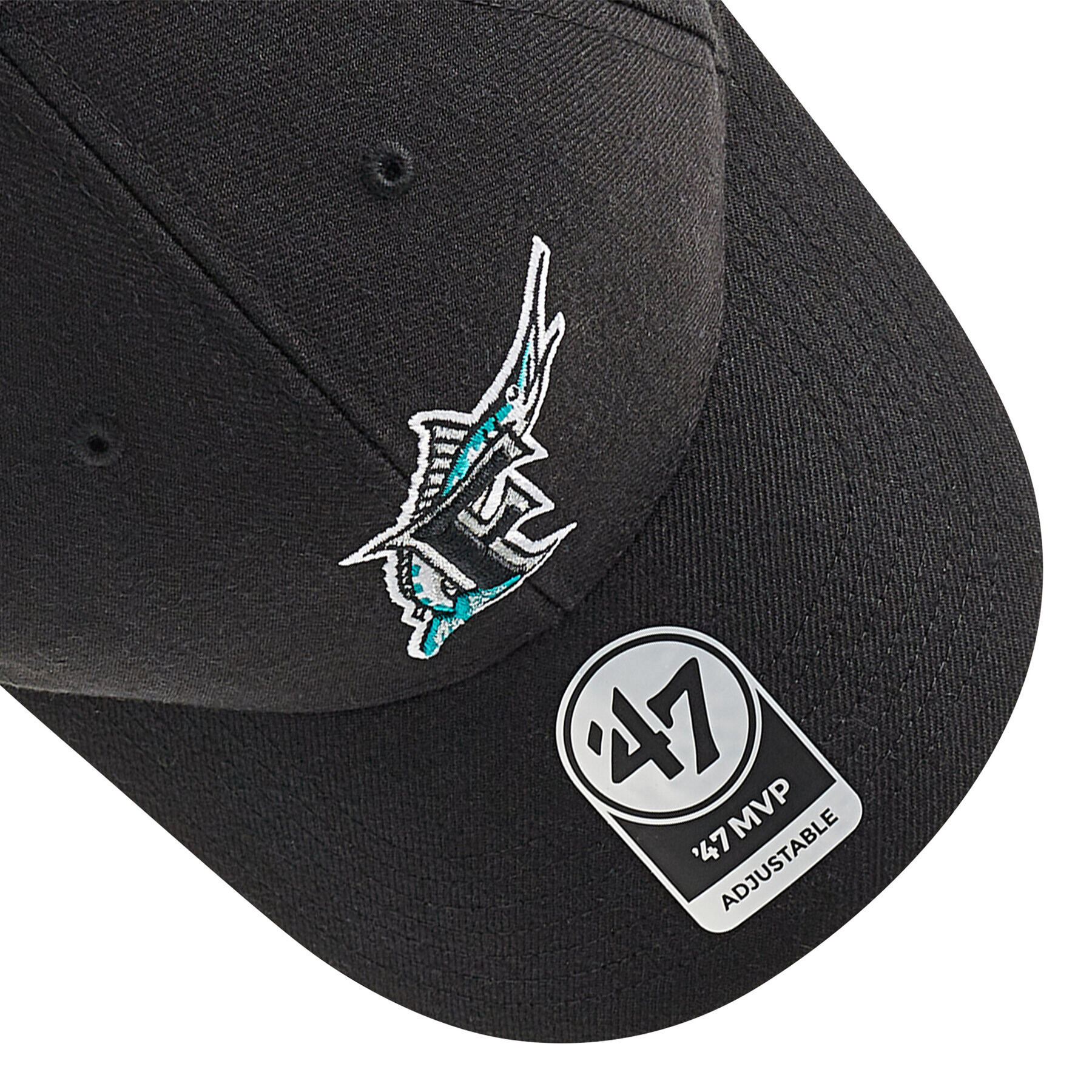 47 Brand Kšiltovka Miami Marlins Mlb BCWS-SUMVP28WBP-BK03 Černá - Pepit.cz