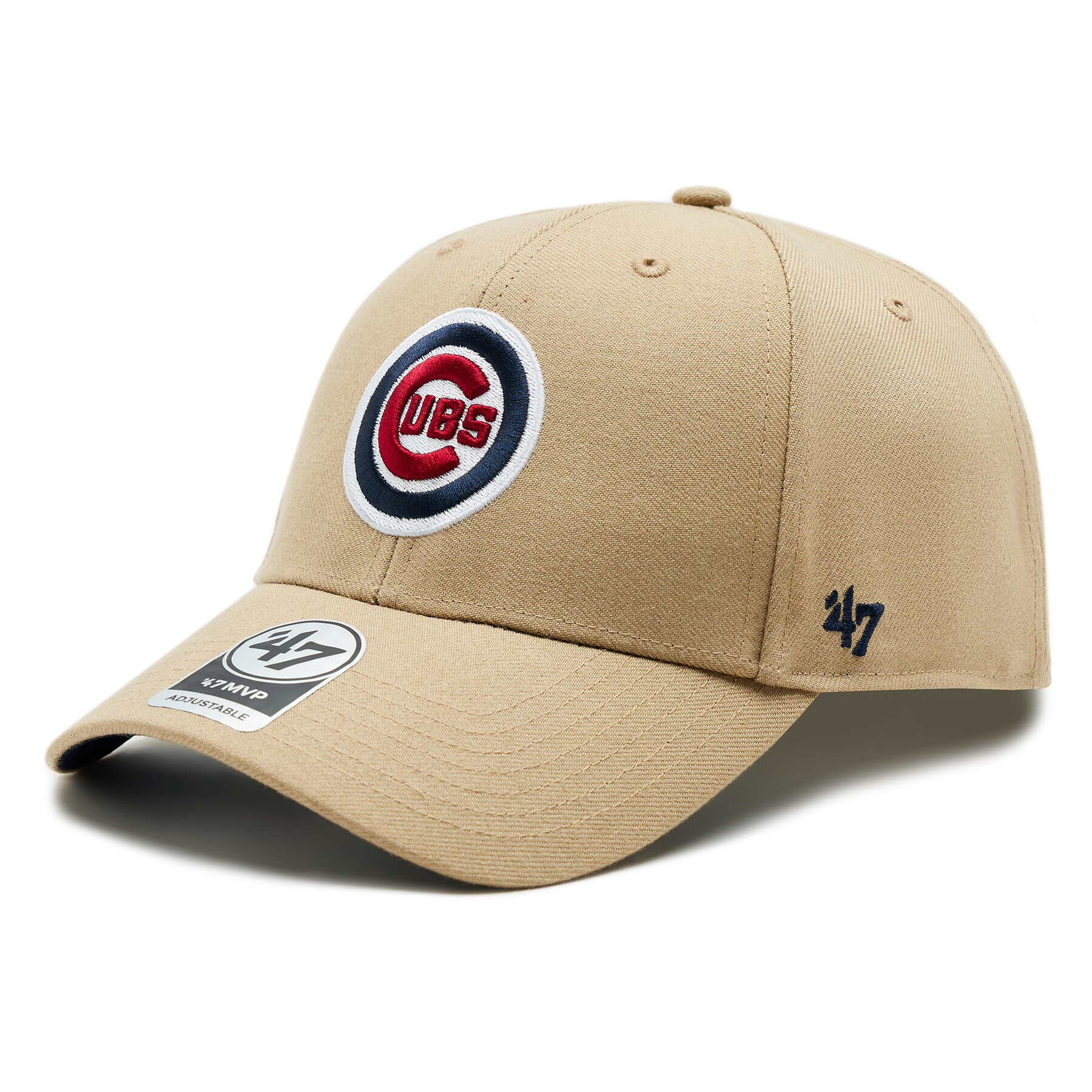 47 Brand Kšiltovka MLB Chicago Cubs Sure Shot Snapback '47 MVP BCWS-SUMVP05WBP-KH07 Khaki - Pepit.cz