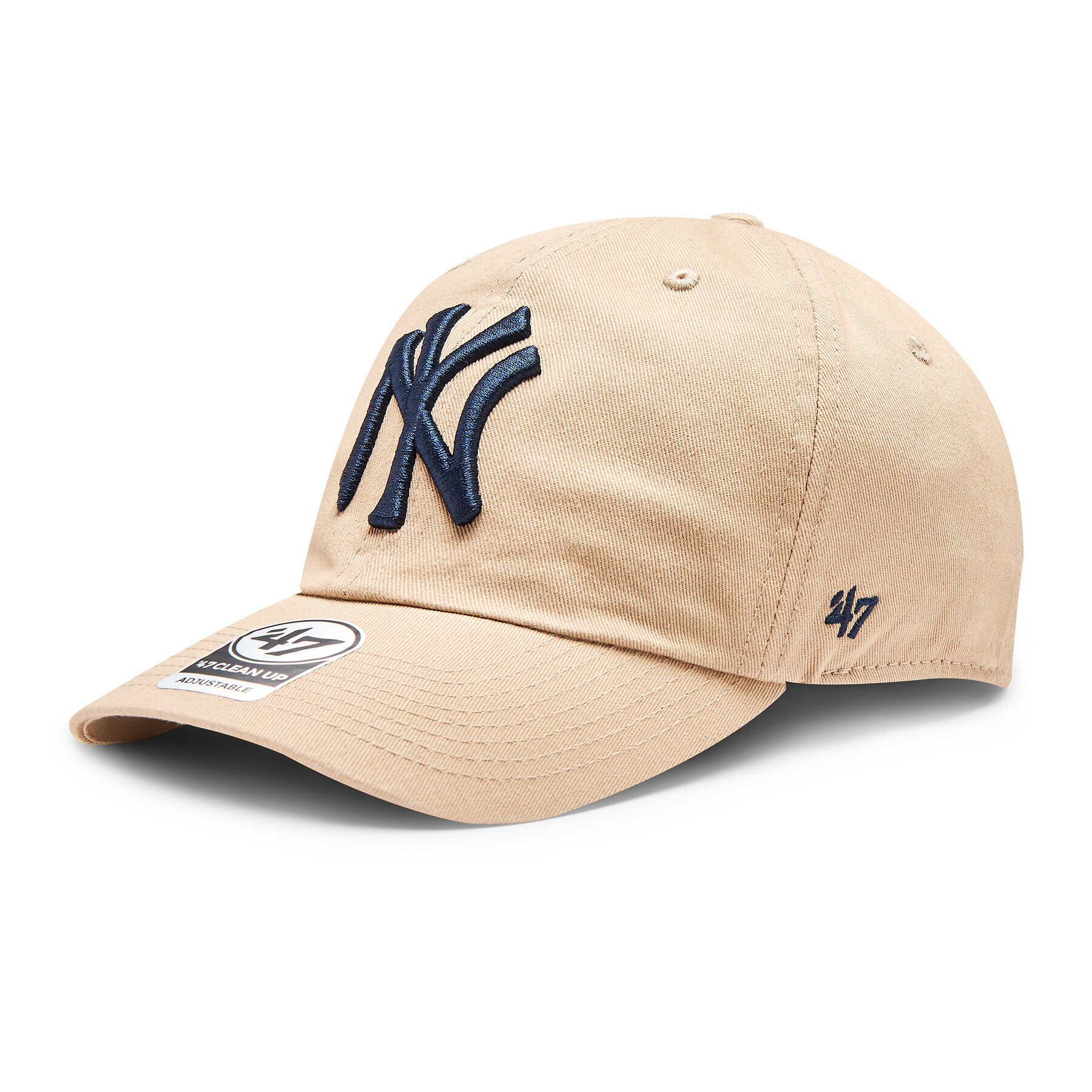 47 Brand Kšiltovka MLB New York Yankees '47 CLEAN UP B-RGW17GWSNL-KHB Khaki - Pepit.cz