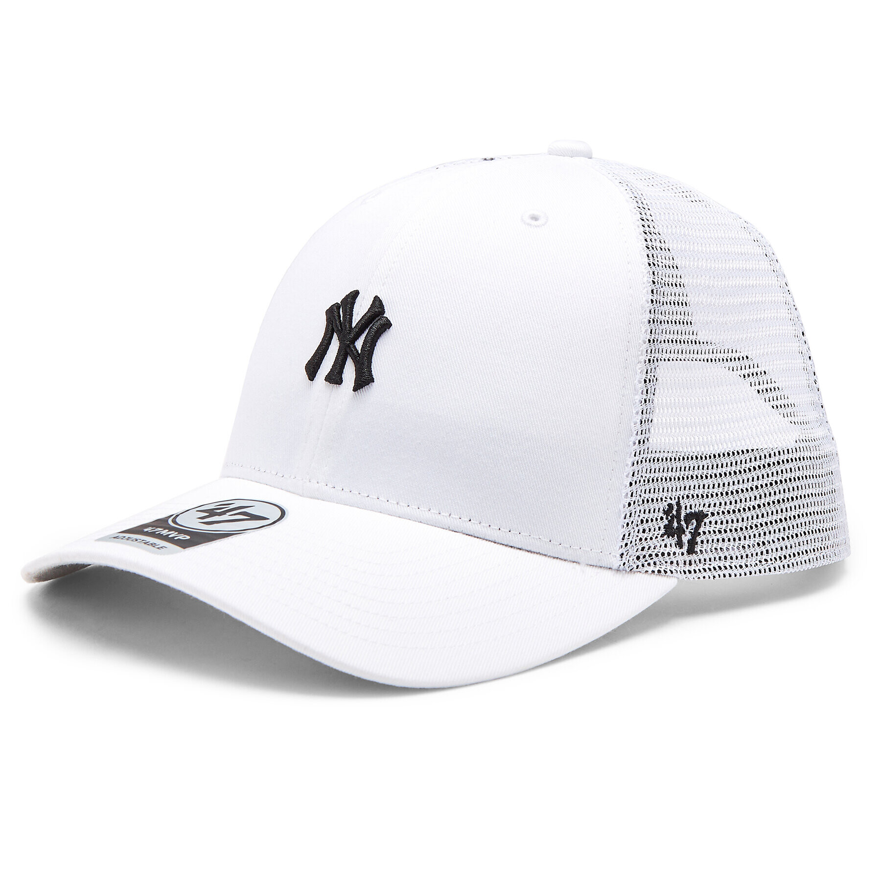 47 Brand Kšiltovka MLB New York Yankees Base Runner Mesh '47 MVP B-BRNMS17CTP-WHA Bílá - Pepit.cz