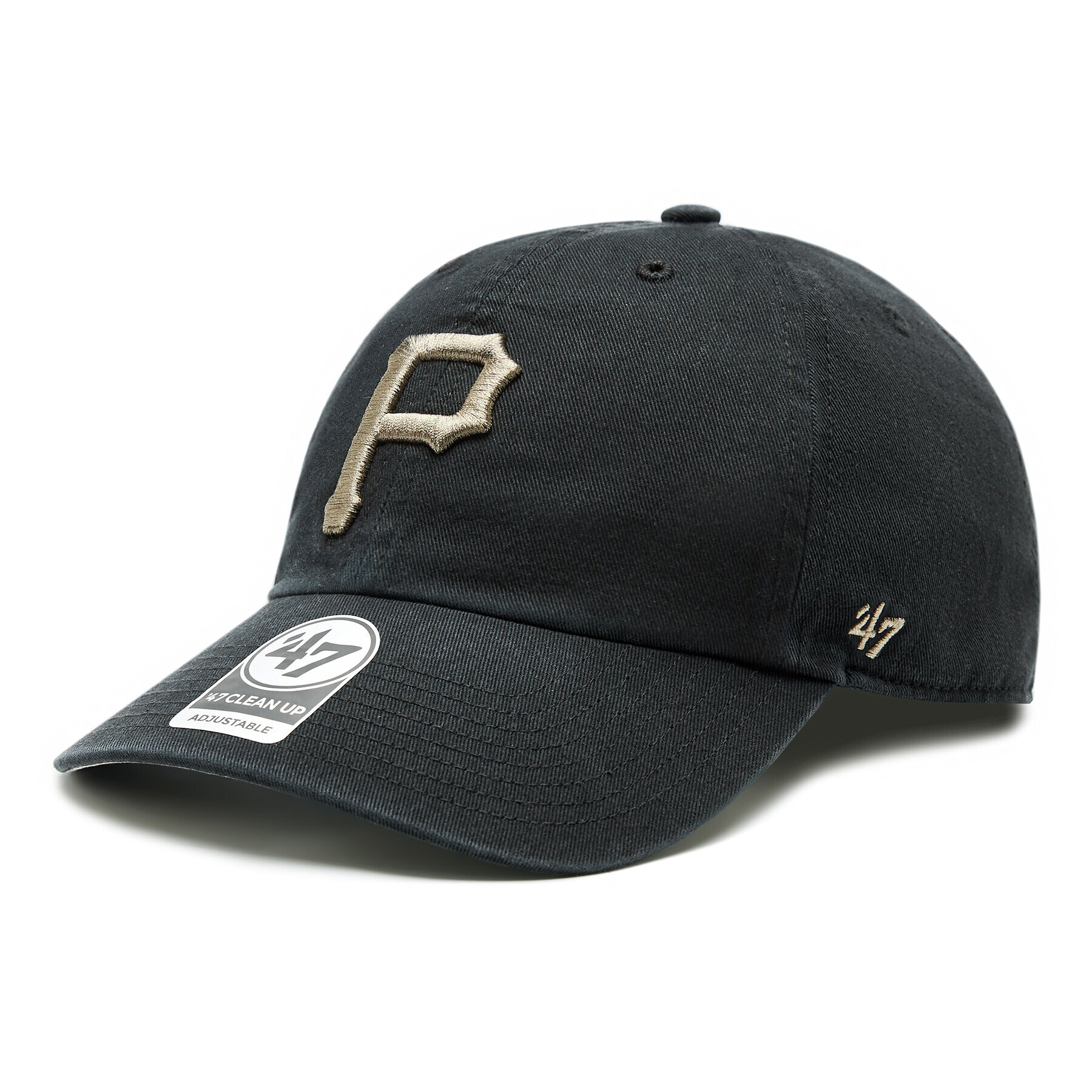 47 Brand Kšiltovka MLB Pittsburgh Pirates Ballpark Camo 47 CLEAN UP B-BPCAM20GWS-BK Černá - Pepit.cz