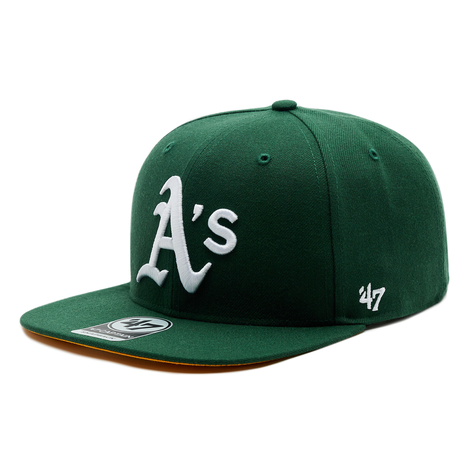 47 Brand Kšiltovka MLB WS Oakland Athletics Sure Shot Under '47 CAPTAIN BCWS-SRSUC18WBP-DG89 Zelená - Pepit.cz