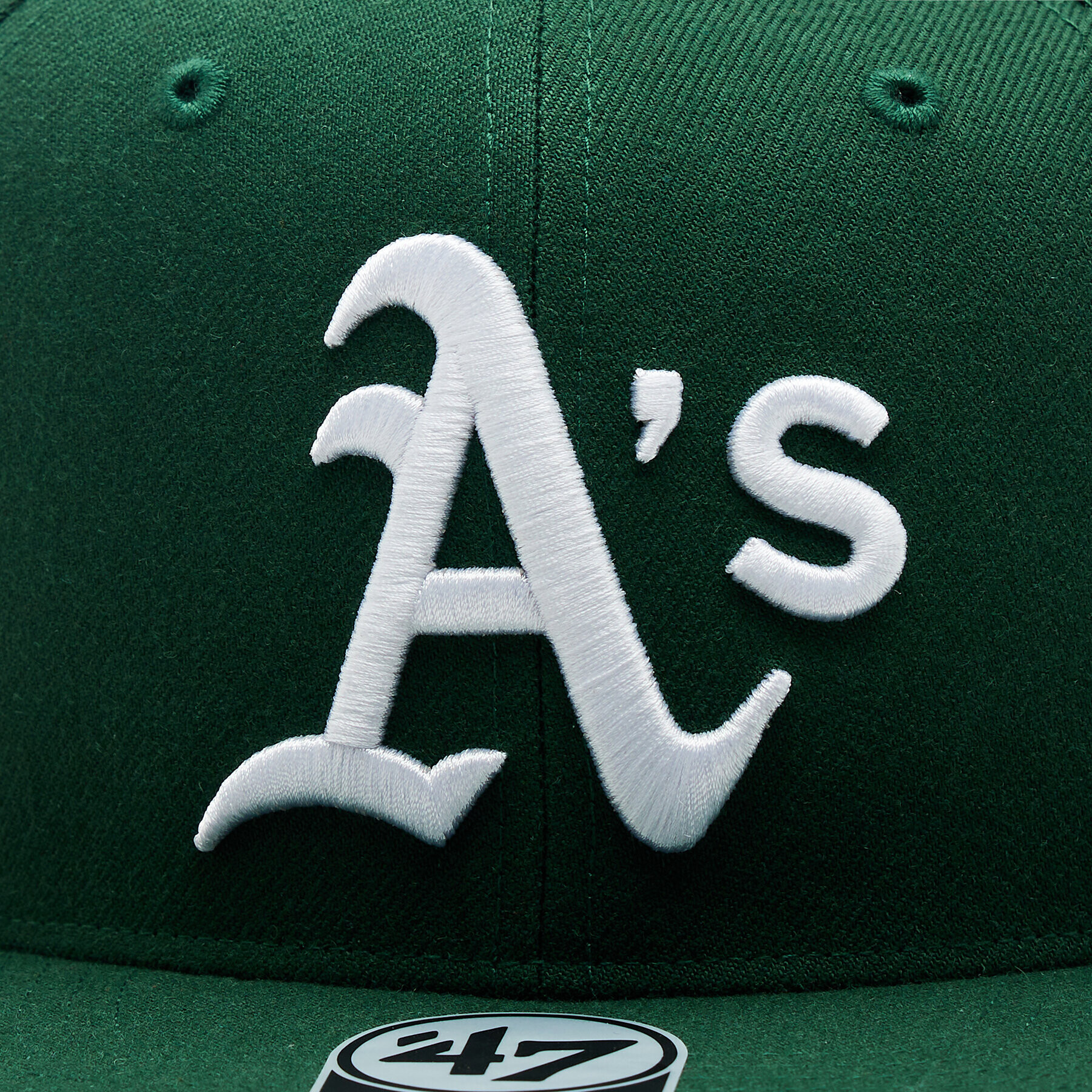 47 Brand Kšiltovka MLB WS Oakland Athletics Sure Shot Under '47 CAPTAIN BCWS-SRSUC18WBP-DG89 Zelená - Pepit.cz