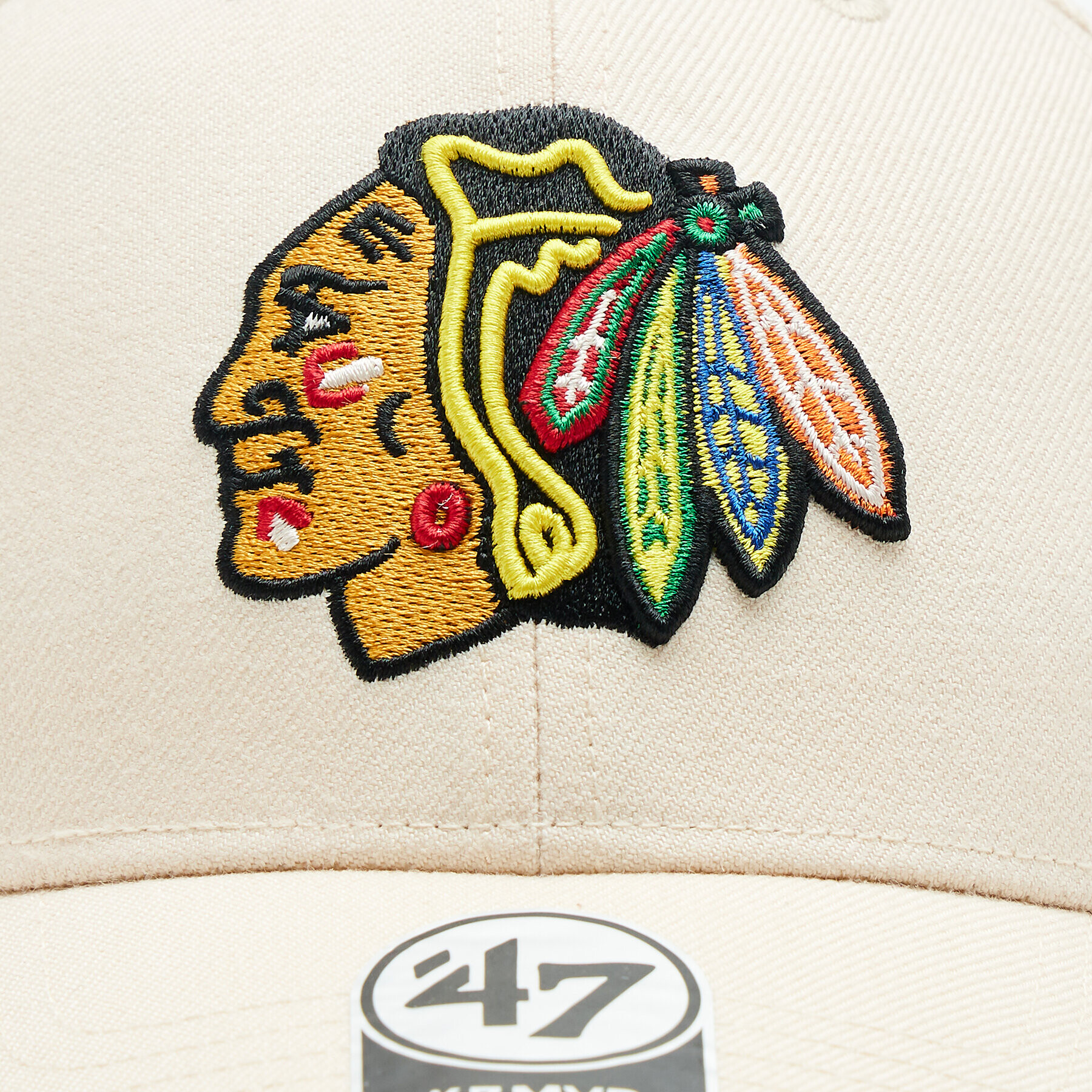 47 Brand Kšiltovka NHL Chicago Blackhawks '47 MVP SNAPBACK H-MVPSP04WBP-NTB Béžová - Pepit.cz