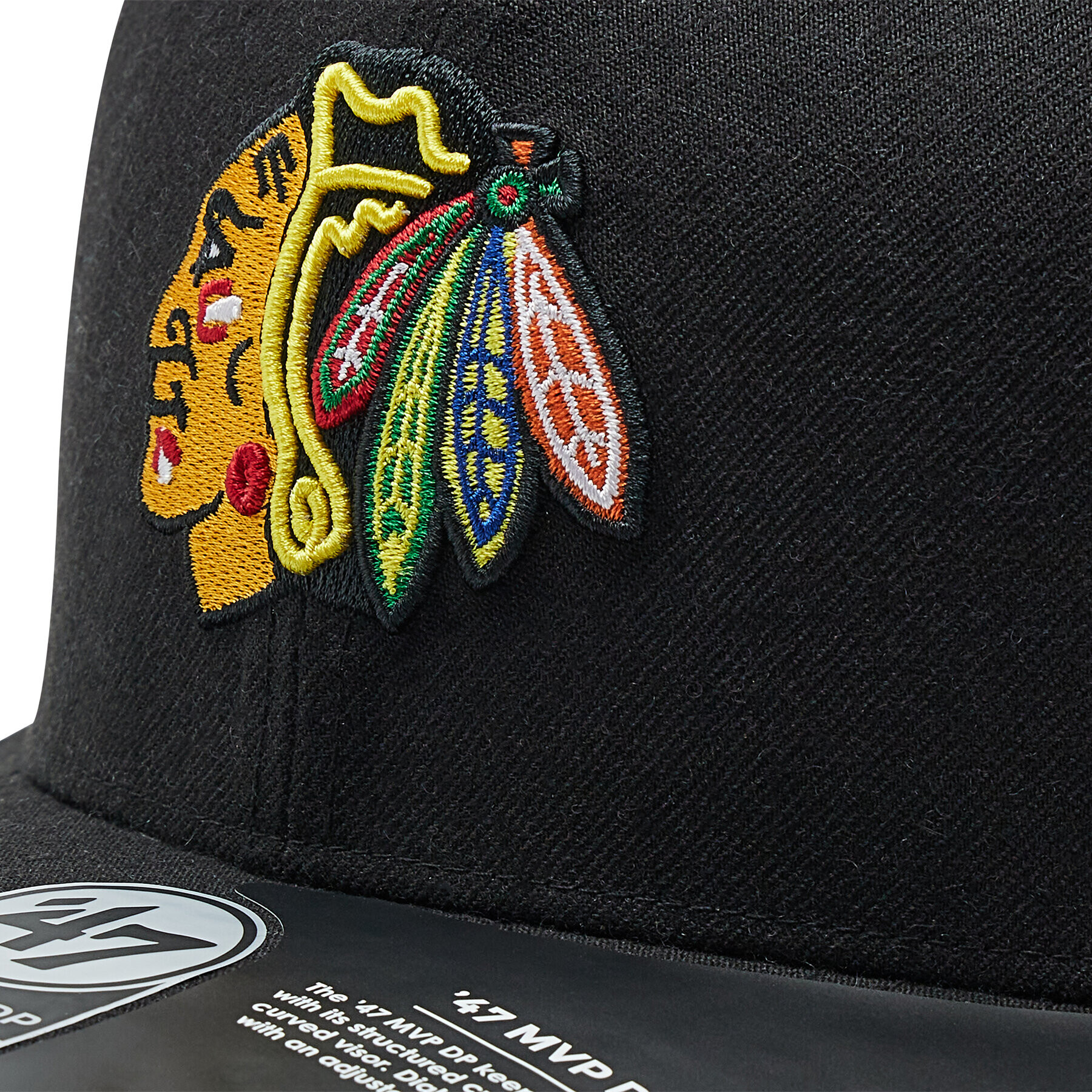 47 Brand Kšiltovka Nhl Chicago Blackhawks H-CLZOE04WBP-BKB Černá - Pepit.cz