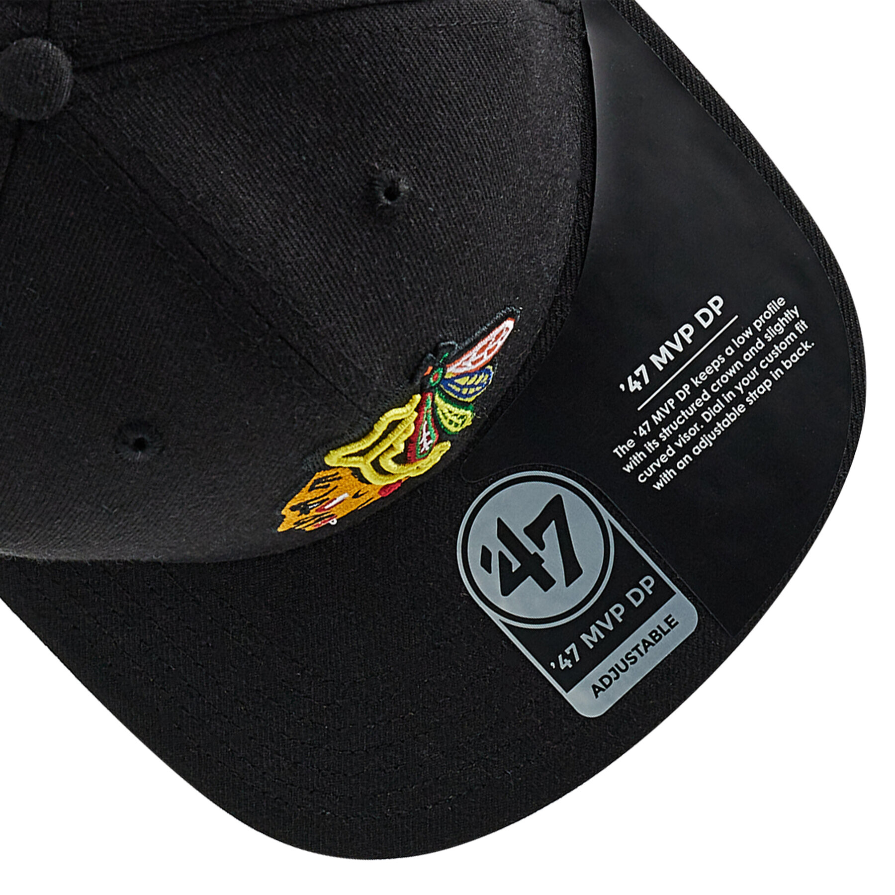 47 Brand Kšiltovka Nhl Chicago Blackhawks H-CLZOE04WBP-BKB Černá - Pepit.cz