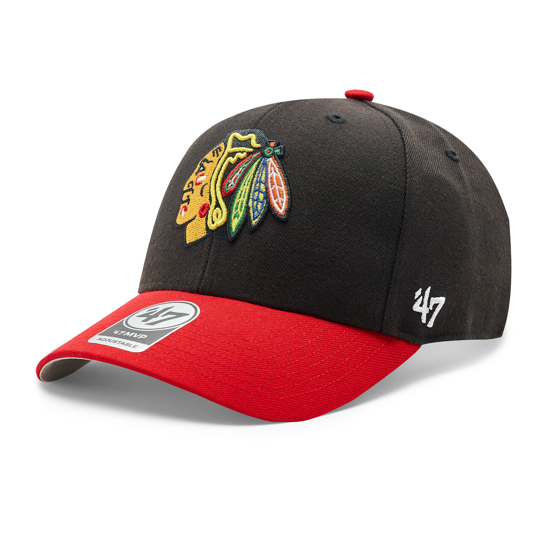 47 Brand Kšiltovka NHL Chicago Blackhawks Sure Shot TT Snapback '47 MVP HVIN-SUMTT04WBP-BK94 Černá - Pepit.cz