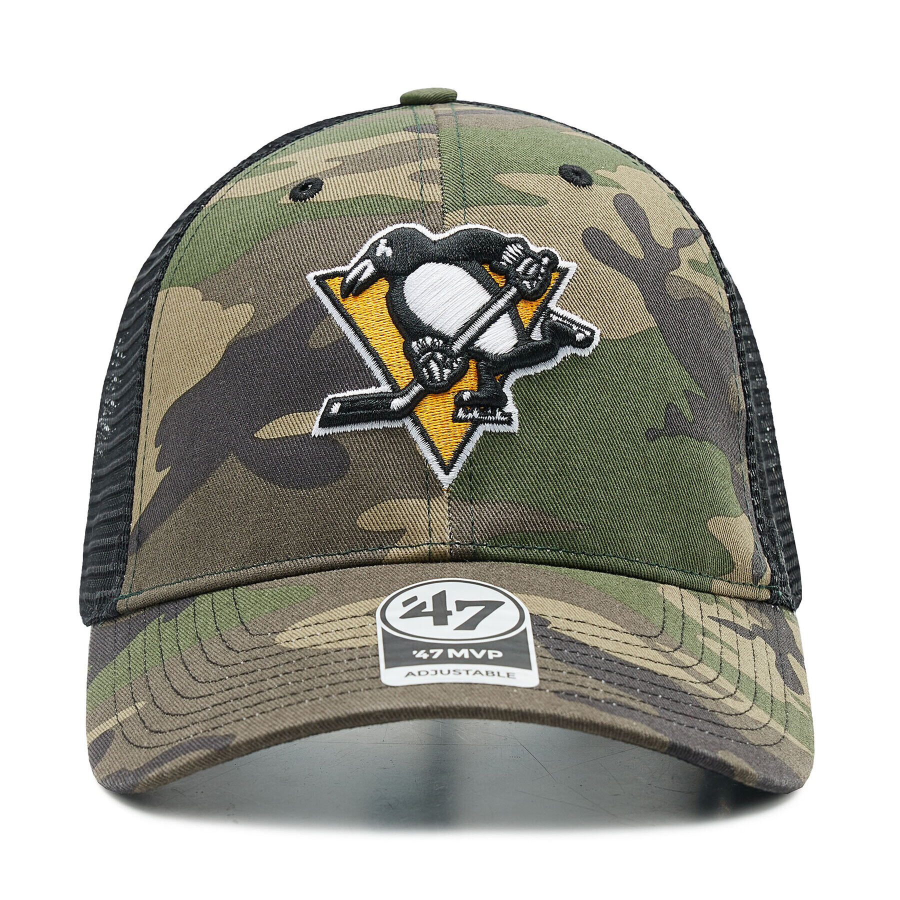 47 Brand Kšiltovka NHL Pittsburgh Penguins Trucker H-CBRAN15GWP-CM Zelená - Pepit.cz