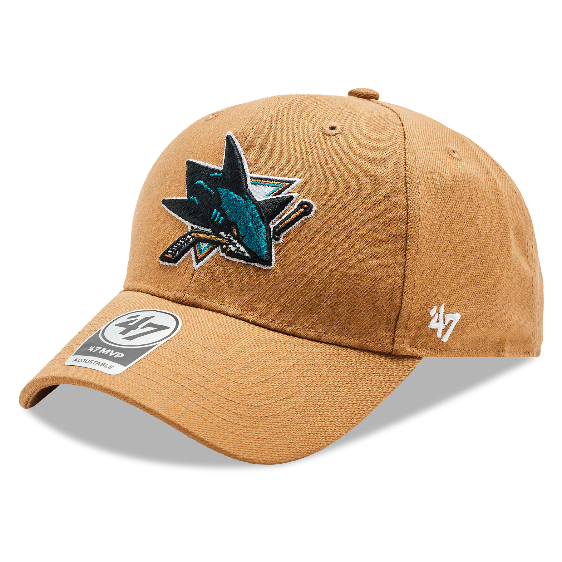 47 Brand Kšiltovka NHL San Jose Sharks '47 MVP SNAPBACK H-MVPSP22WBP-QL Hnědá - Pepit.cz