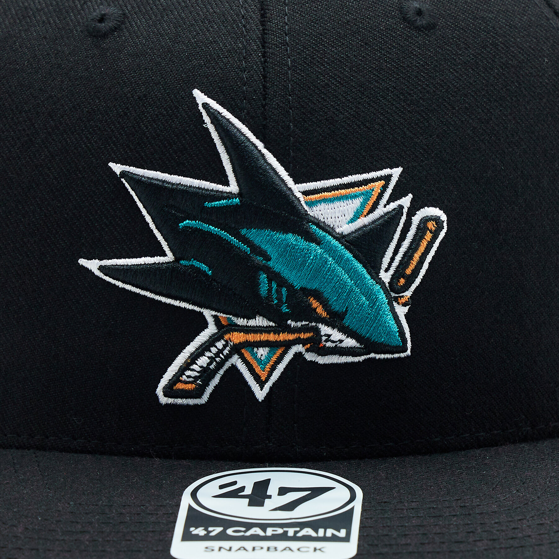 47 Brand Kšiltovka NHL San Jose Sharks No Shot '47 CAPTAIN H-NSHOT22WBP-BKB Černá - Pepit.cz