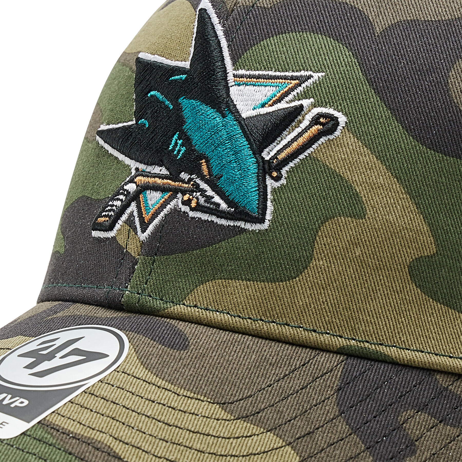 47 Brand Kšiltovka Nhl San Jose Sharks Trucker H-CBRAN22GWP-CM Zelená - Pepit.cz