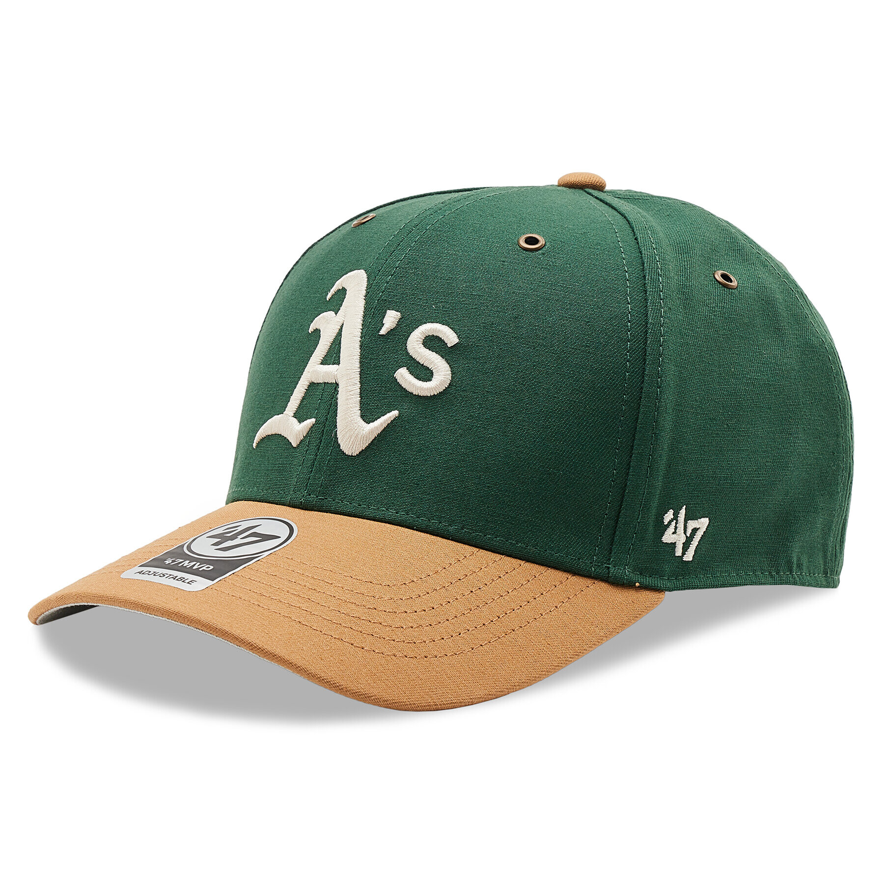 47 Brand Kšiltovka Oakland Athletics Mvp B-CAMPC18GWS-DGA Zelená - Pepit.cz