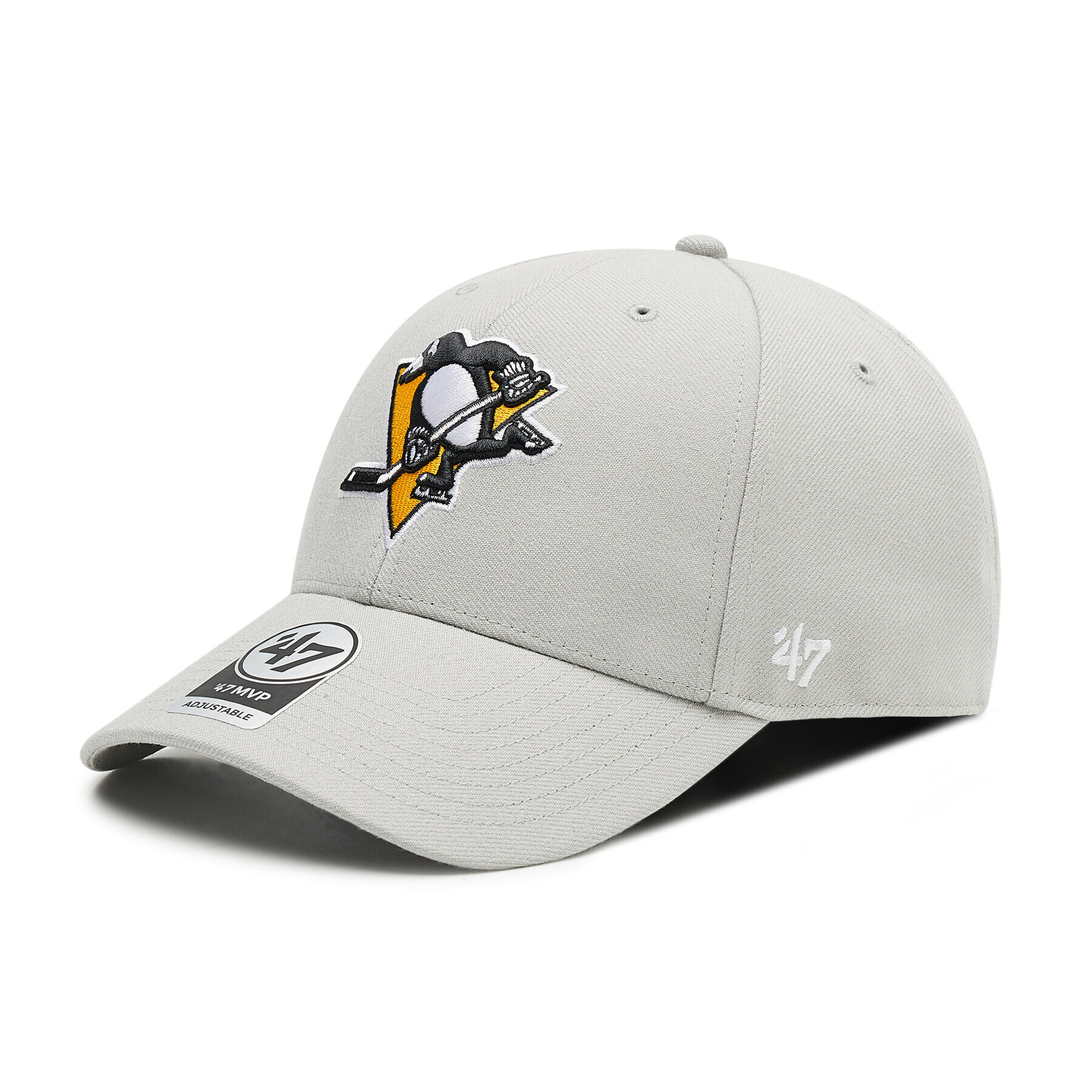 47 Brand Kšiltovka Pittsburgh Penguins H-MVP15WBV-GY Šedá - Pepit.cz