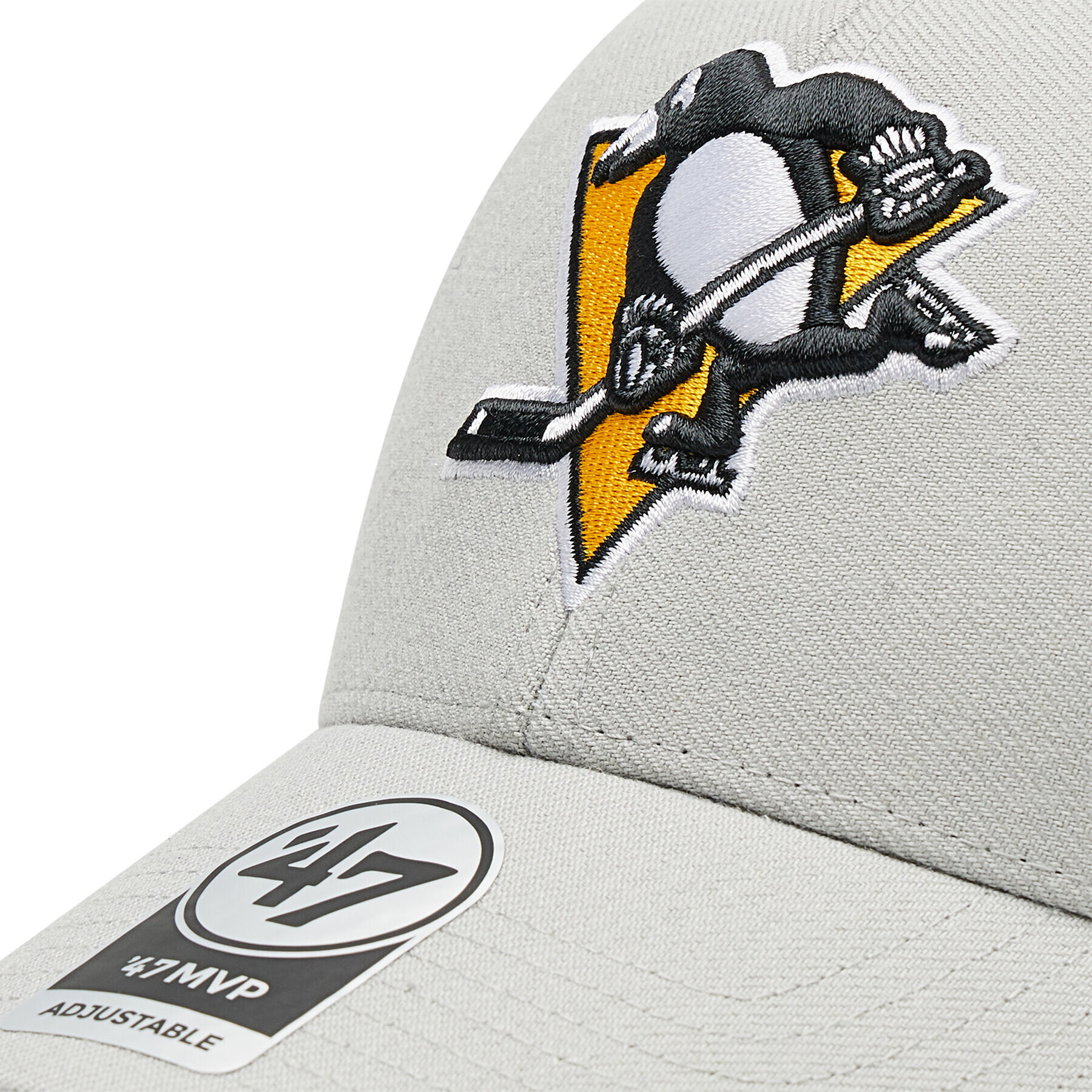 47 Brand Kšiltovka Pittsburgh Penguins H-MVP15WBV-GY Šedá - Pepit.cz