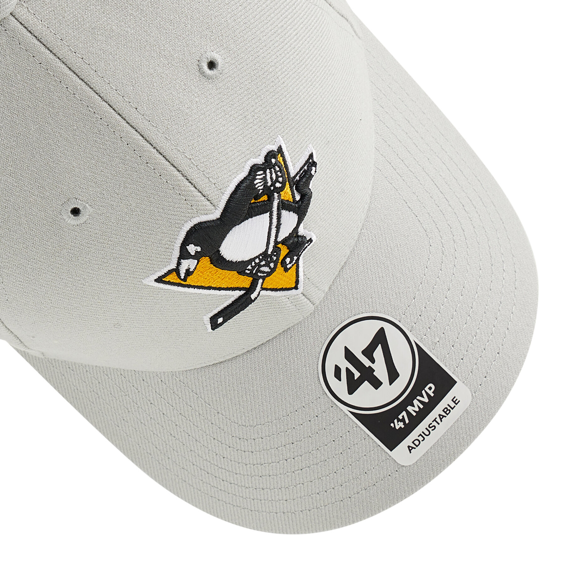 47 Brand Kšiltovka Pittsburgh Penguins H-MVP15WBV-GY Šedá - Pepit.cz