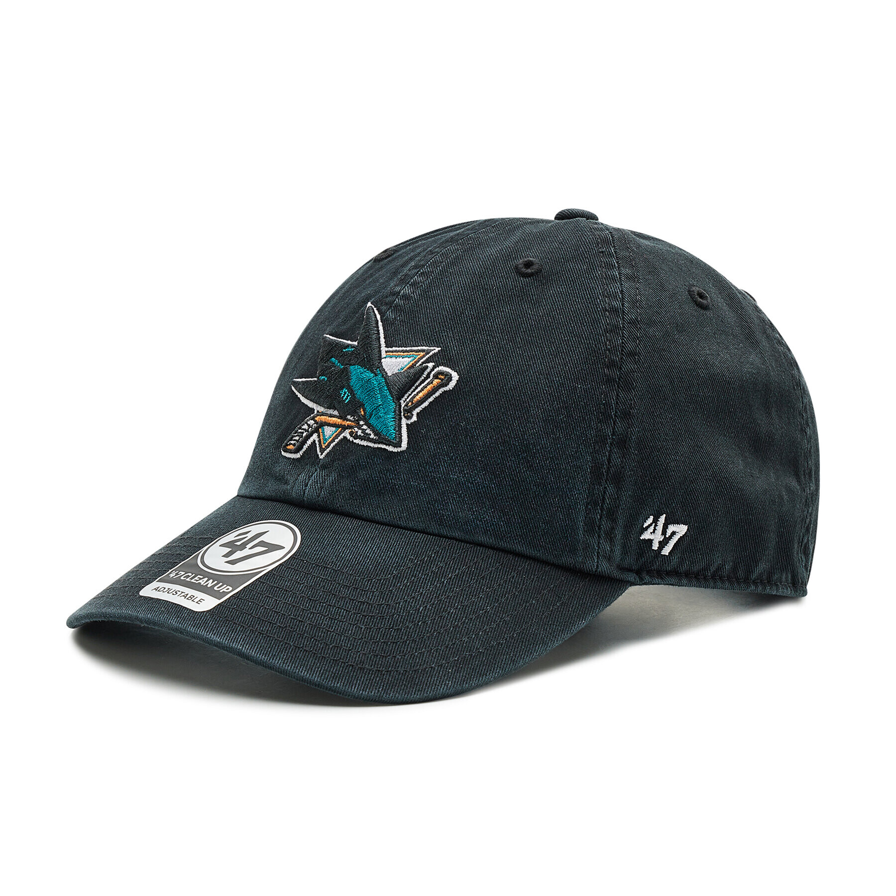 47 Brand Kšiltovka San Jose Sharks '47 Clean Up H-RGW22GWS-BK Černá - Pepit.cz