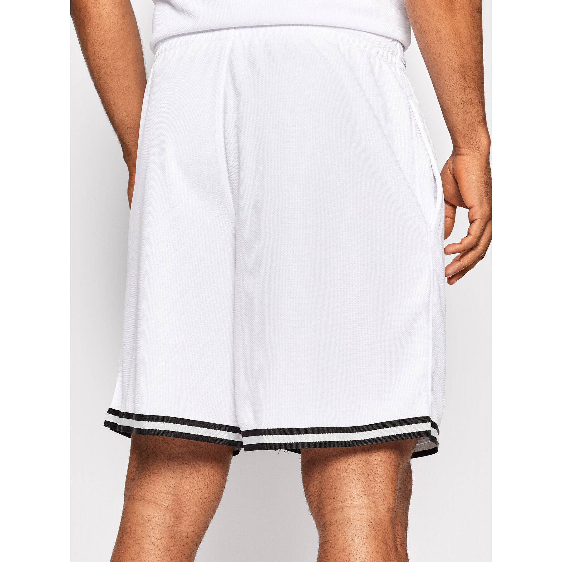 47 Brand Sportovní kraťasy Back Court Grafton BB017PEMBGS553883WW Bílá Regular Fit - Pepit.cz