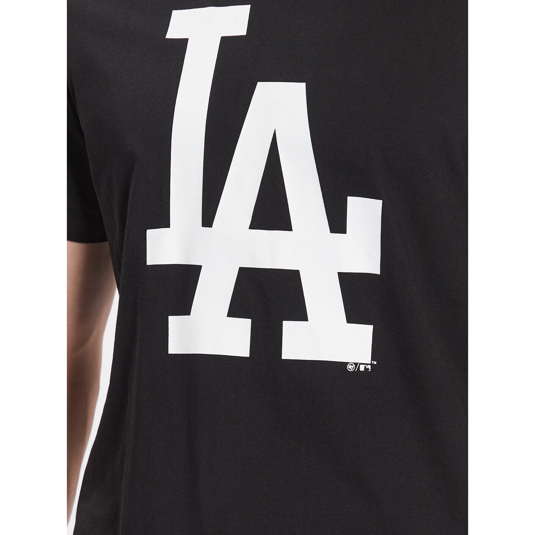 47 Brand T-Shirt Los Angeles Dodgers Imprint 47 Echo Tee Černá Regular Fit - Pepit.cz