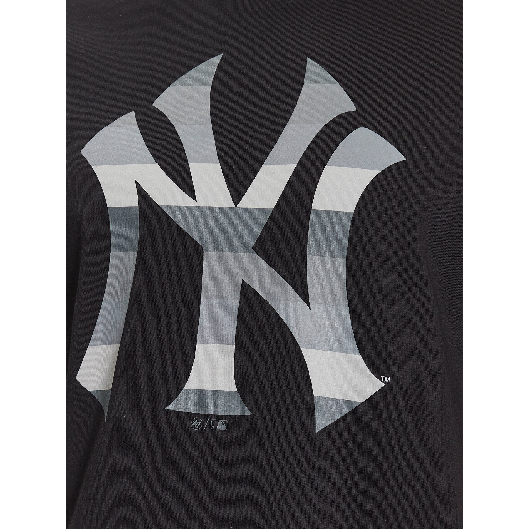 47 Brand T-Shirt New York Yankees '47 Echo Tee Černá Regular Fit - Pepit.cz