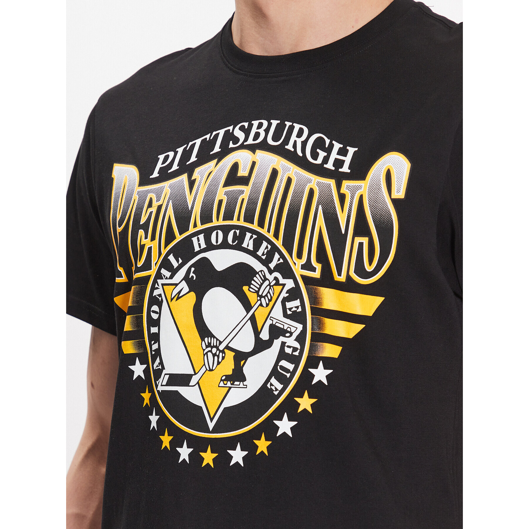 47 Brand T-Shirt Pittsburgh Penguins '47 Echo Tee Černá Regular Fit - Pepit.cz