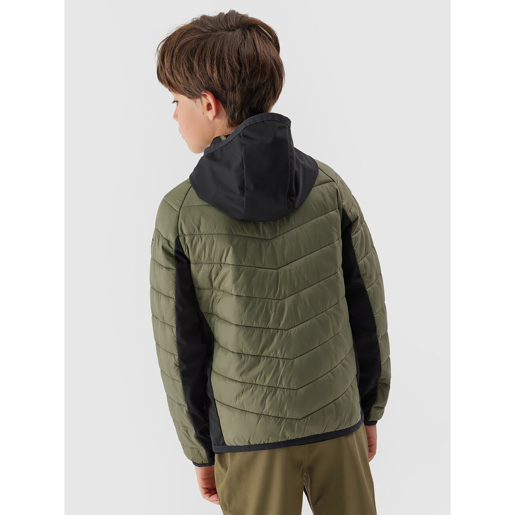 4F Outdoorová bunda JAW23TTJAM282 Khaki Regular Fit - Pepit.cz