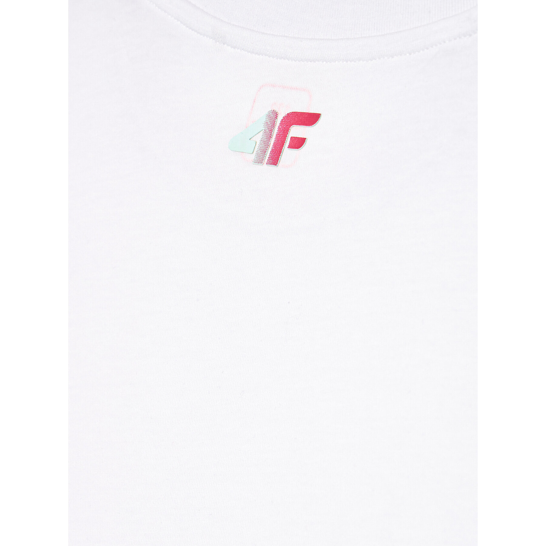 4F T-Shirt HJL21-JTSD006 Bílá Relaxed Fit - Pepit.cz