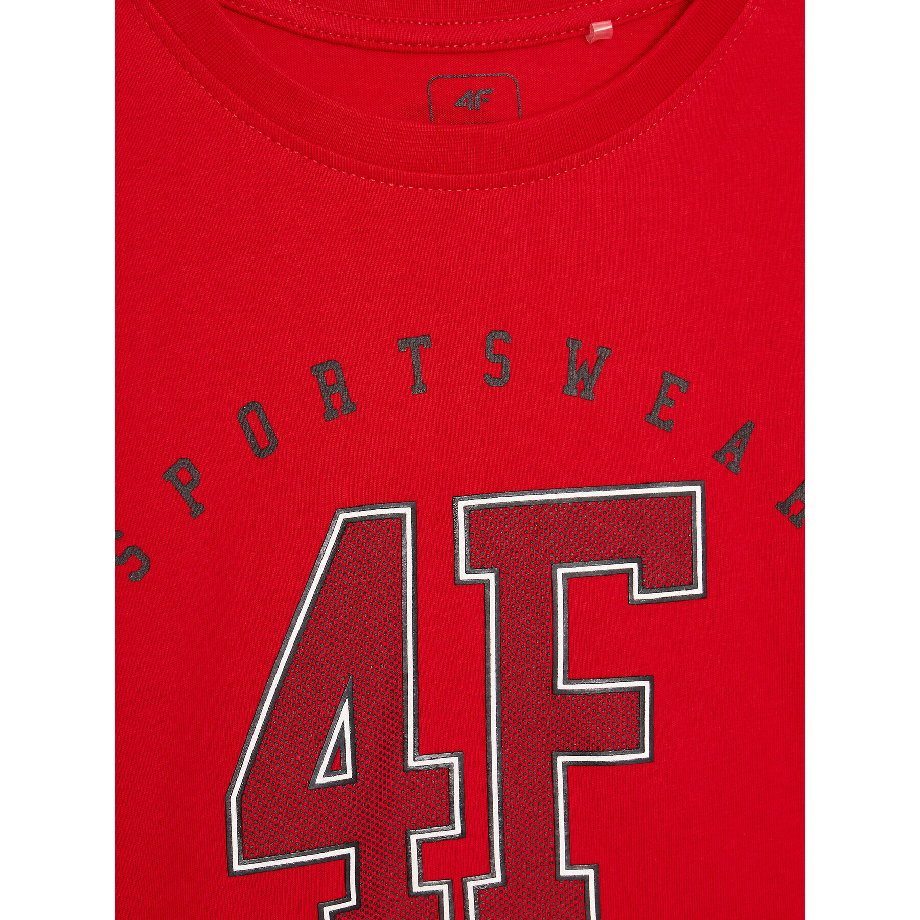 4F T-Shirt HJZ22-JTSM008 Červená Regular Fit - Pepit.cz