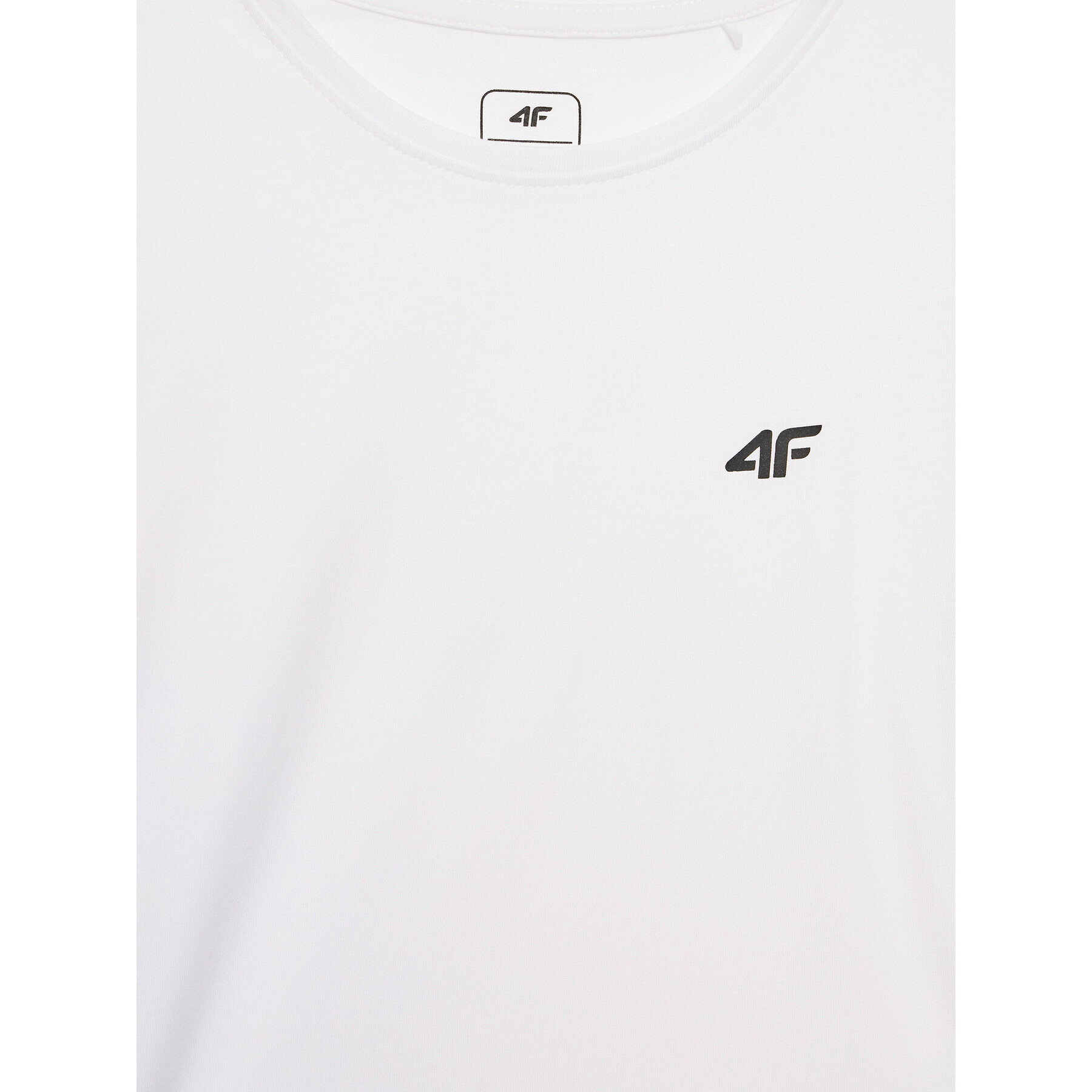 4F T-Shirt JSS23TTSHF279 Bílá Regular Fit - Pepit.cz