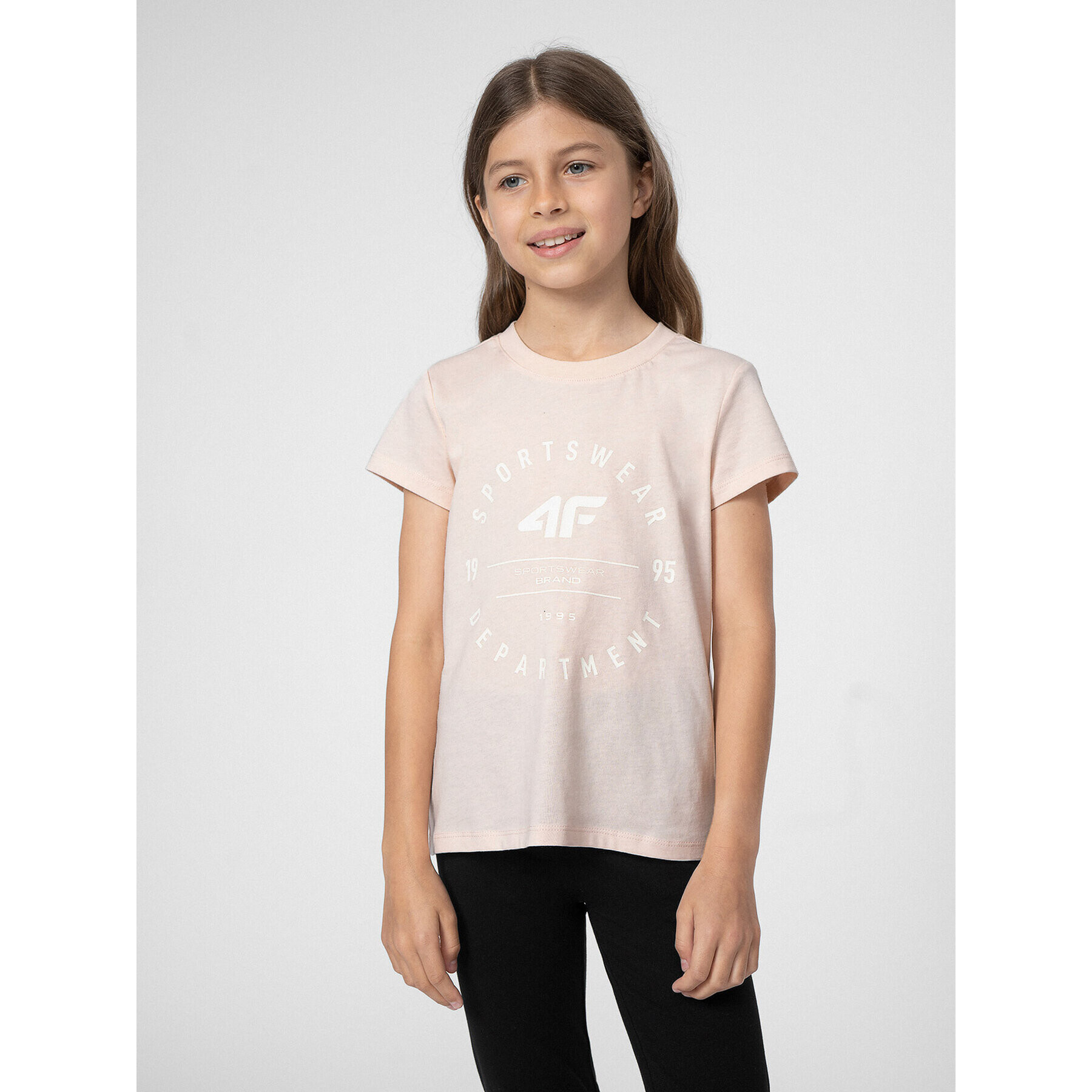 4F T-Shirt JSS23TTSHF280 Béžová Regular Fit - Pepit.cz