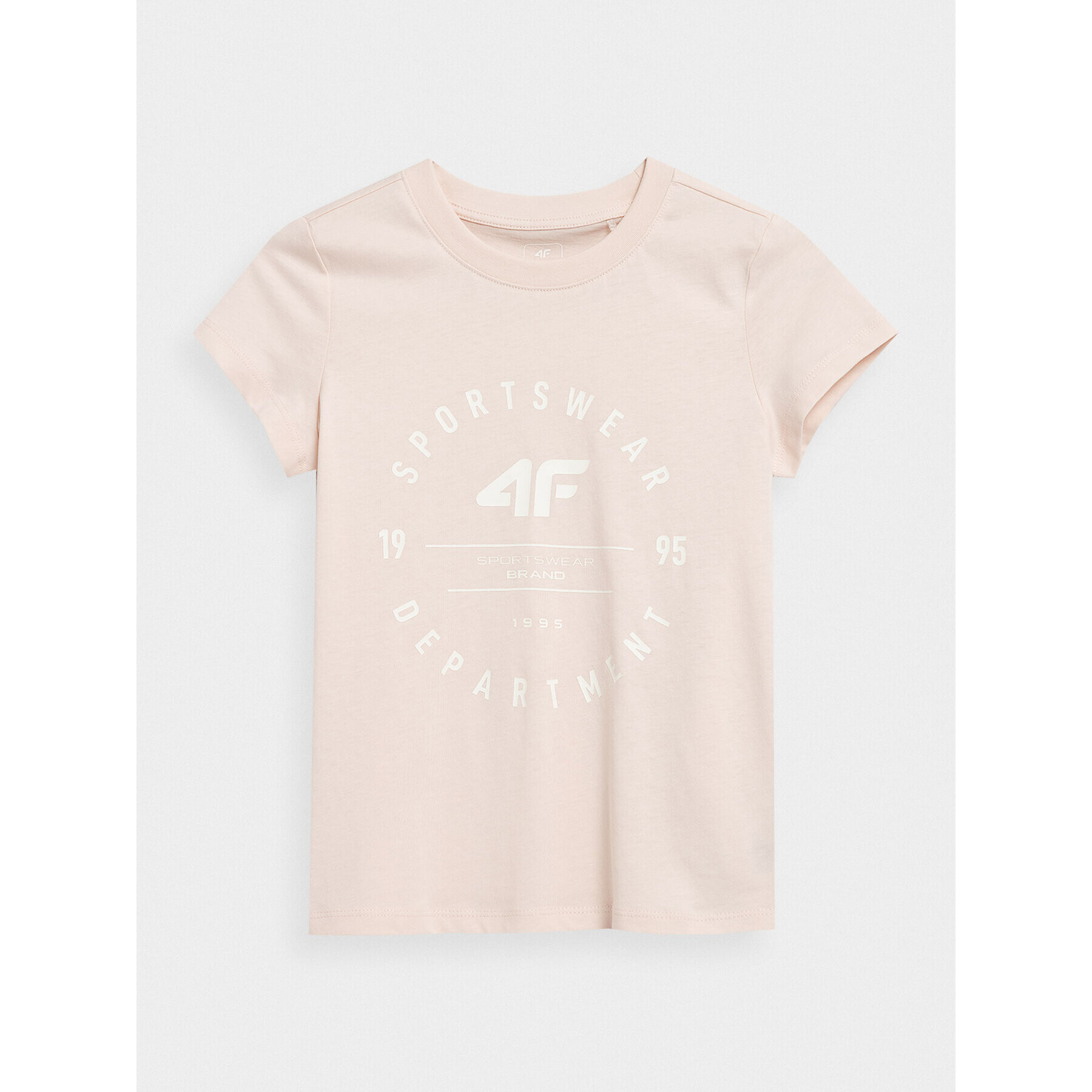 4F T-Shirt JSS23TTSHF280 Béžová Regular Fit - Pepit.cz