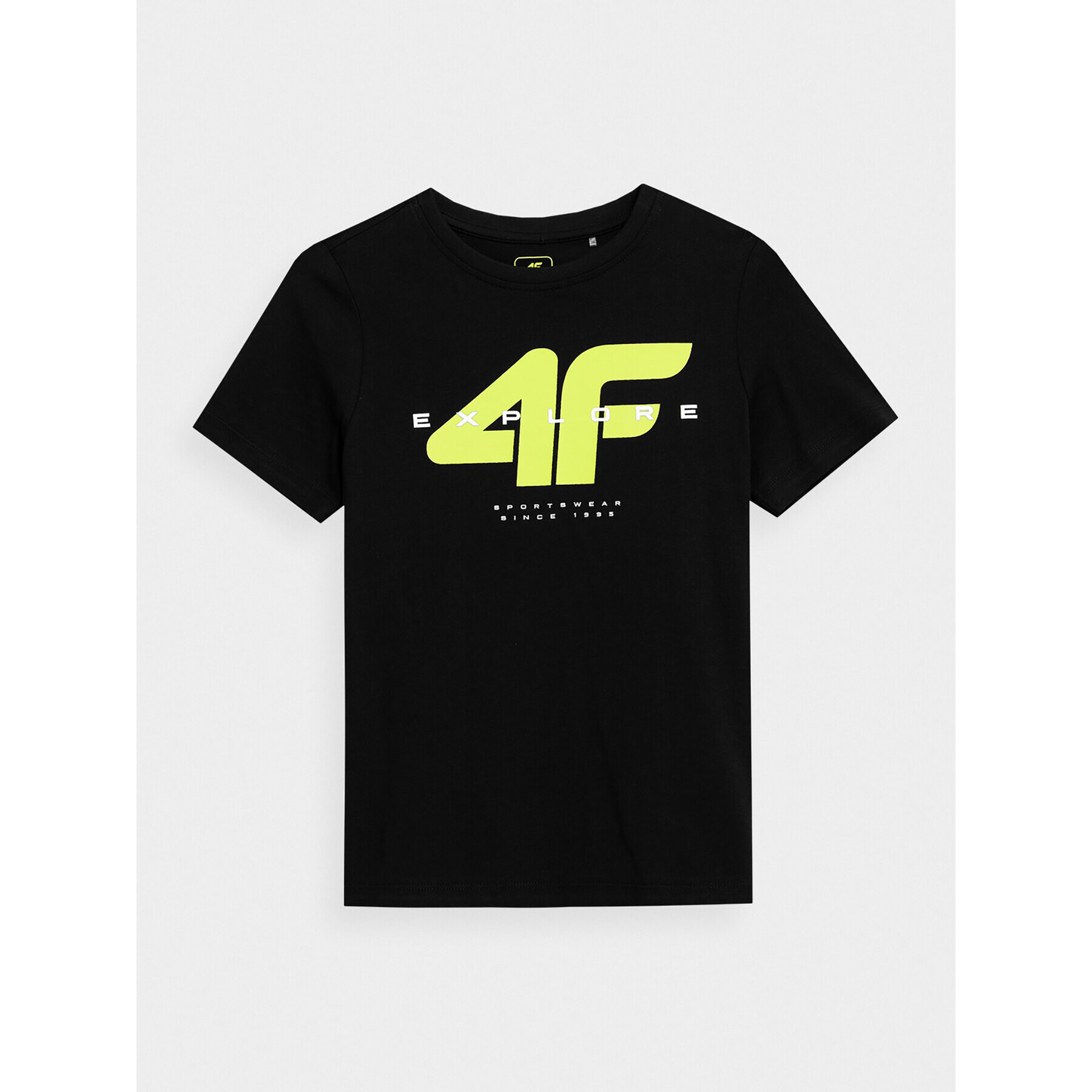 4F T-Shirt JSS23TTSHM290 Černá Regular Fit - Pepit.cz