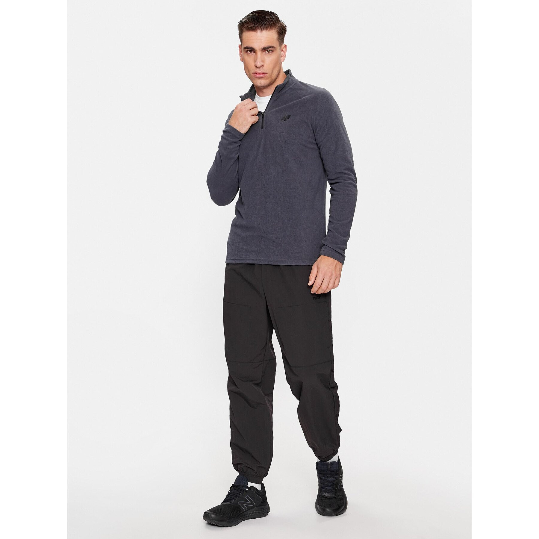 4F Termoprádlo vrchní části AW23UFLEM034 Barevná Slim Fit - Pepit.cz