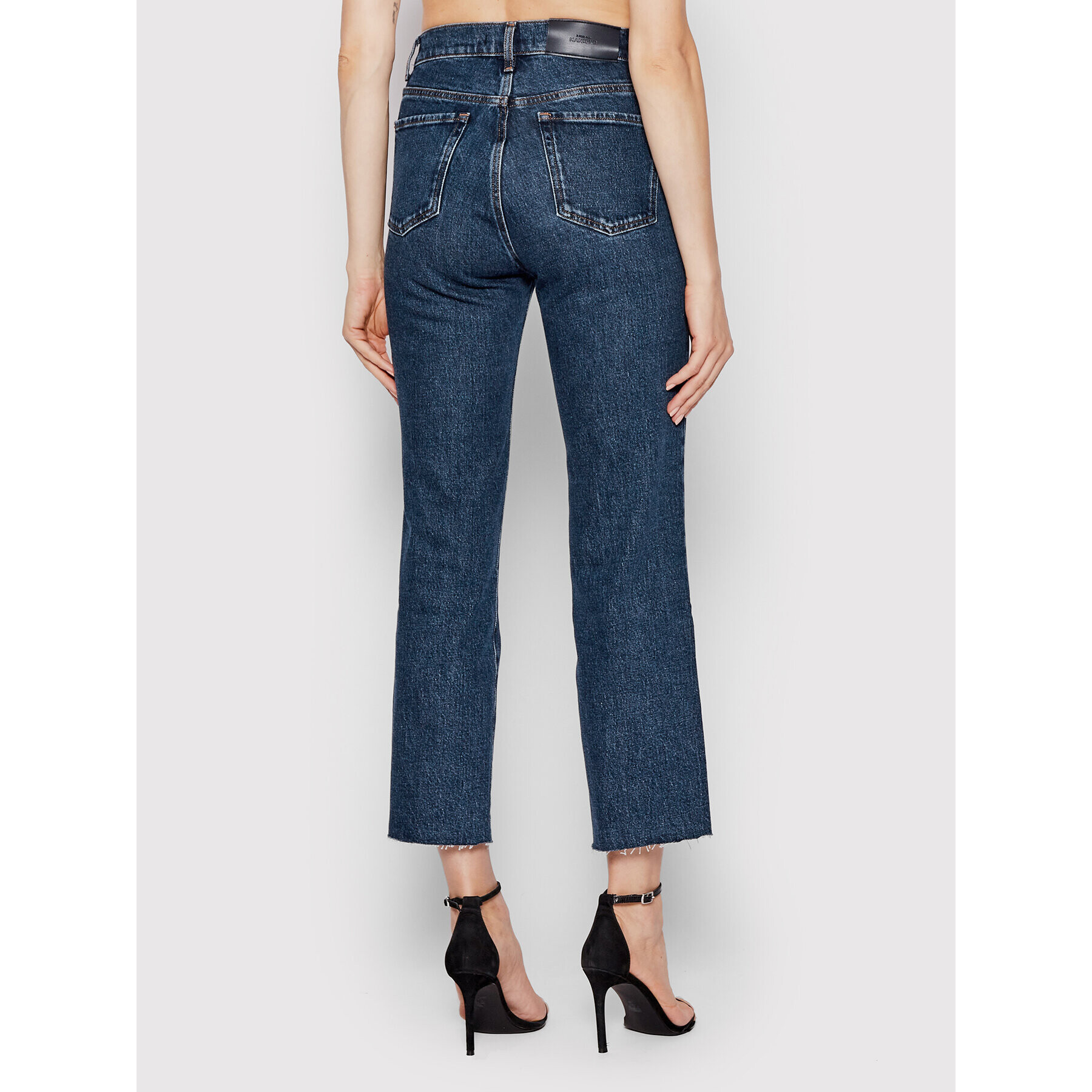 7 For All Mankind Jeansy Logan Stovepipe JSSLC100UC Tmavomodrá Relaxed Fit - Pepit.cz