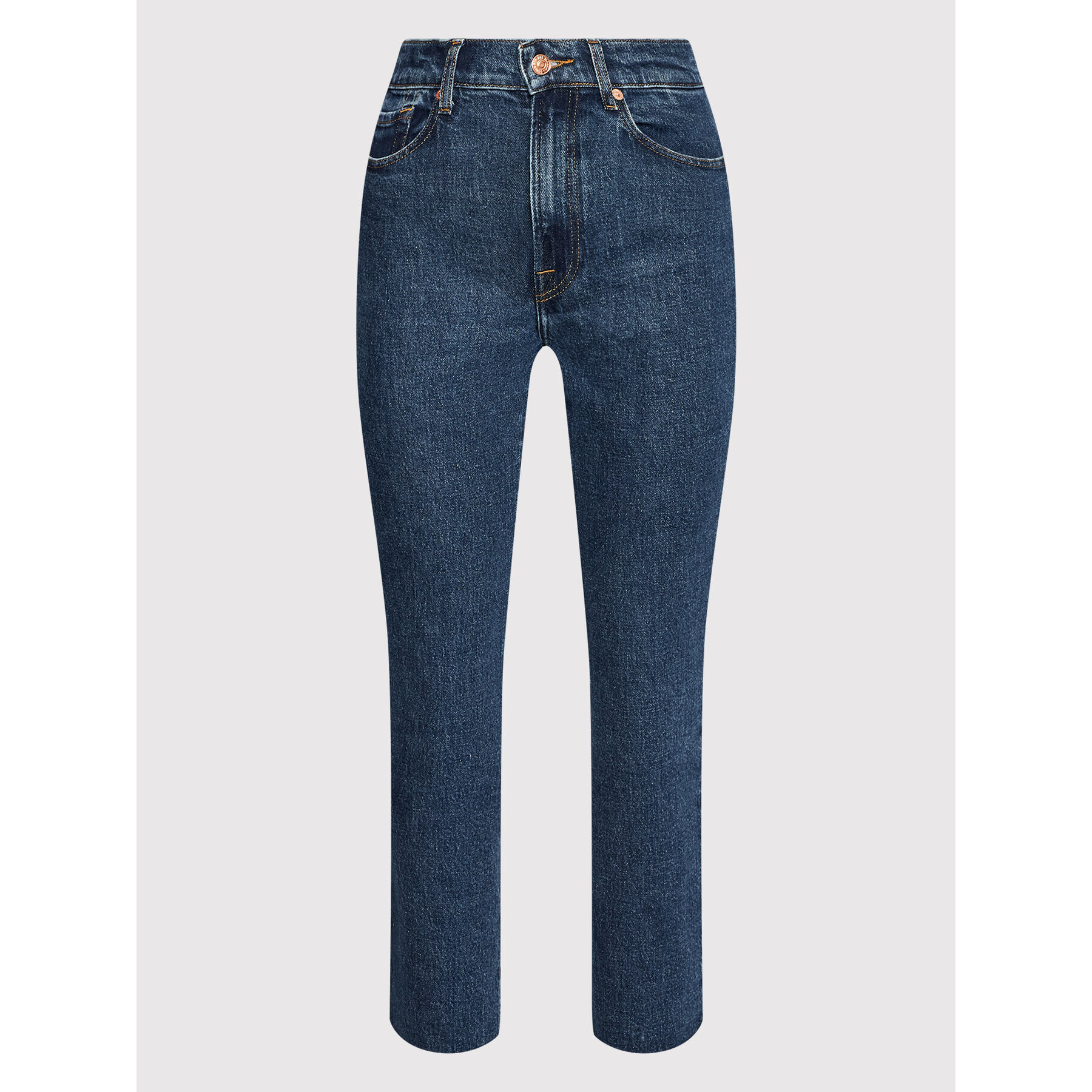 7 For All Mankind Jeansy Logan Stovepipe JSSLC100UC Tmavomodrá Relaxed Fit - Pepit.cz