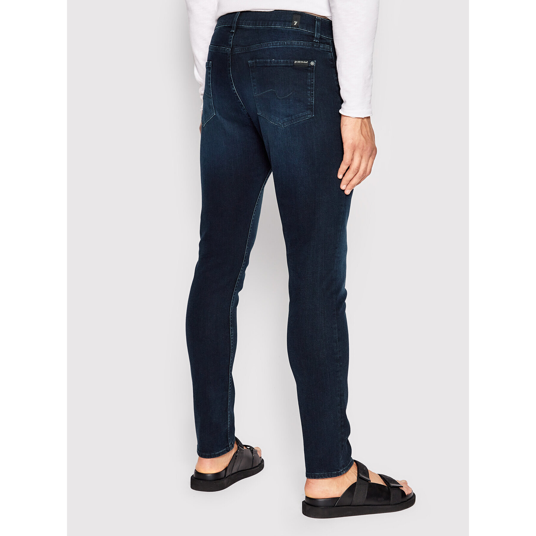 7 For All Mankind Jeansy Luxe Performance Eco JSMXR460LL Tmavomodrá Slim Fit - Pepit.cz