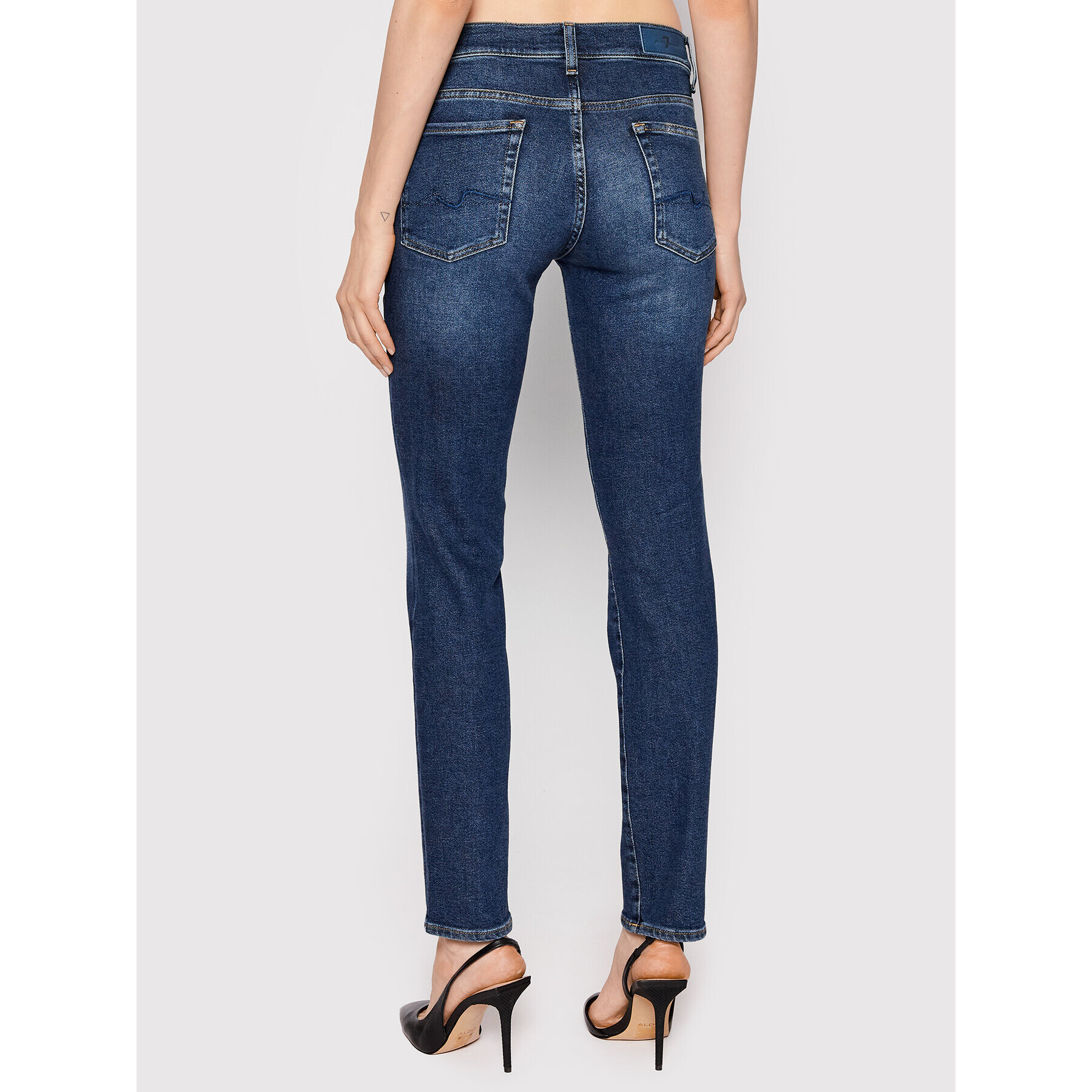 7 For All Mankind Jeansy Roxanne JSWX1200LM Tmavomodrá Slim Fit - Pepit.cz