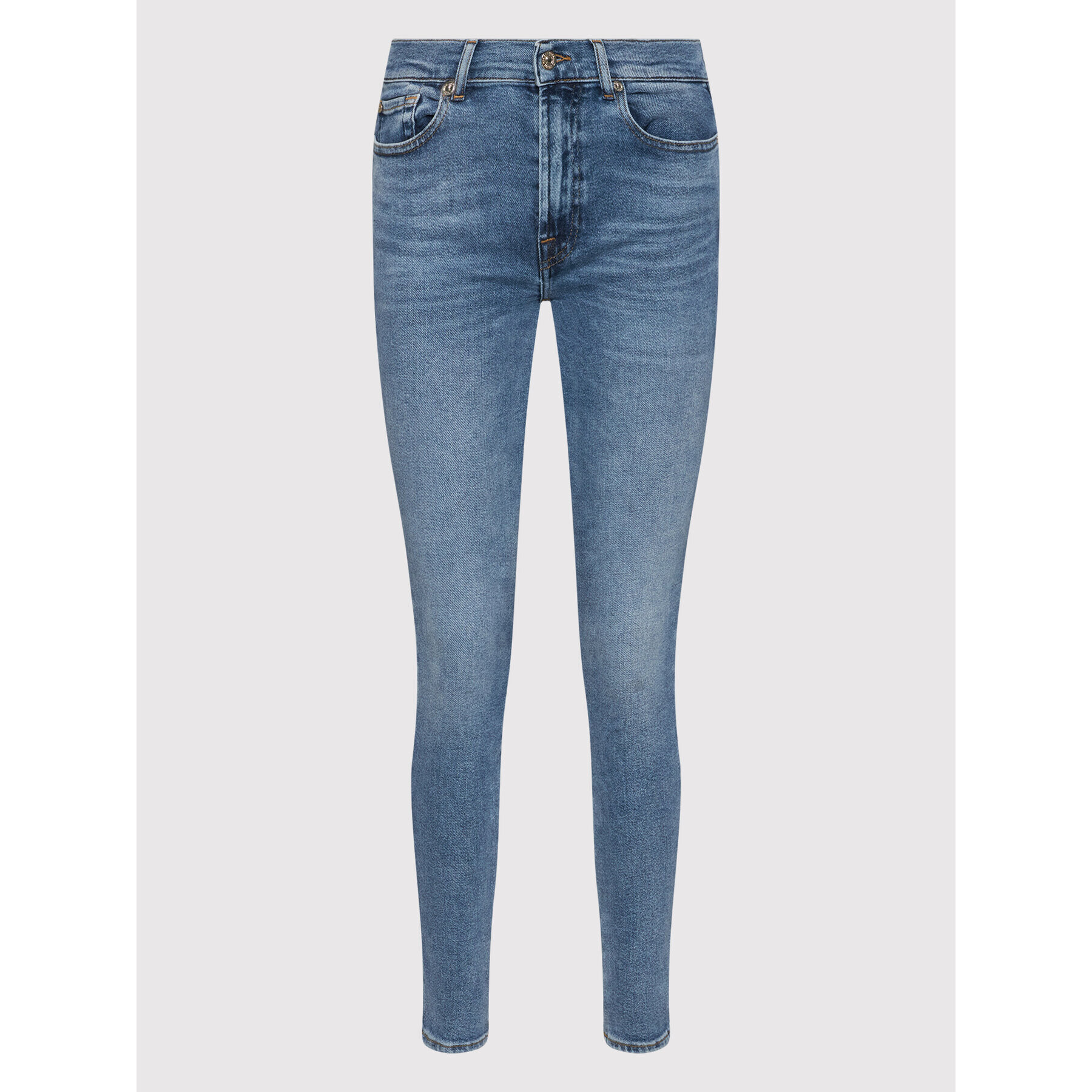 7 For All Mankind Jeansy Roxanne JSWX1200LN Modrá Skinny Fit - Pepit.cz